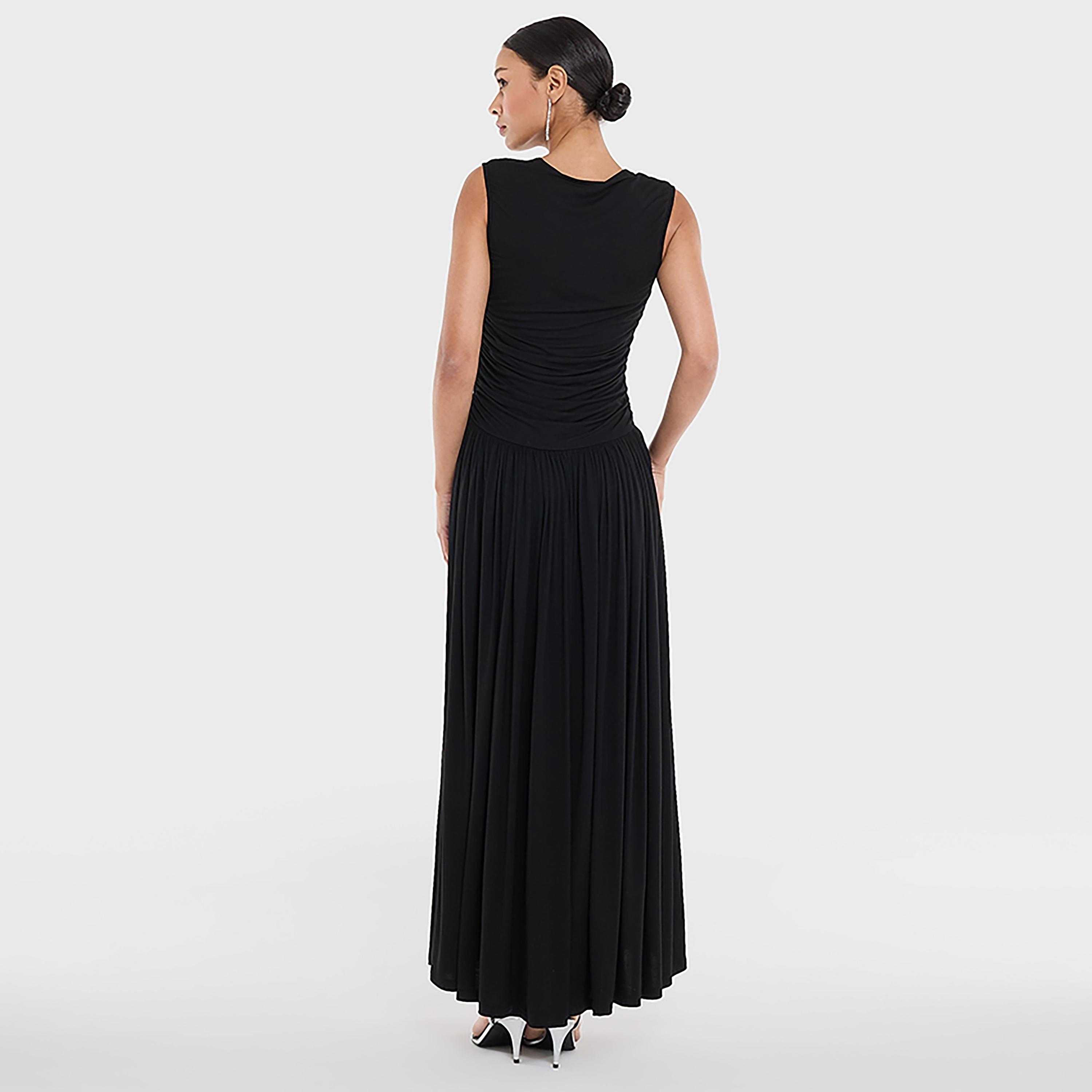 BCBG Ruched Women's Maxi Dress-women-clothing-dresses-image-2
