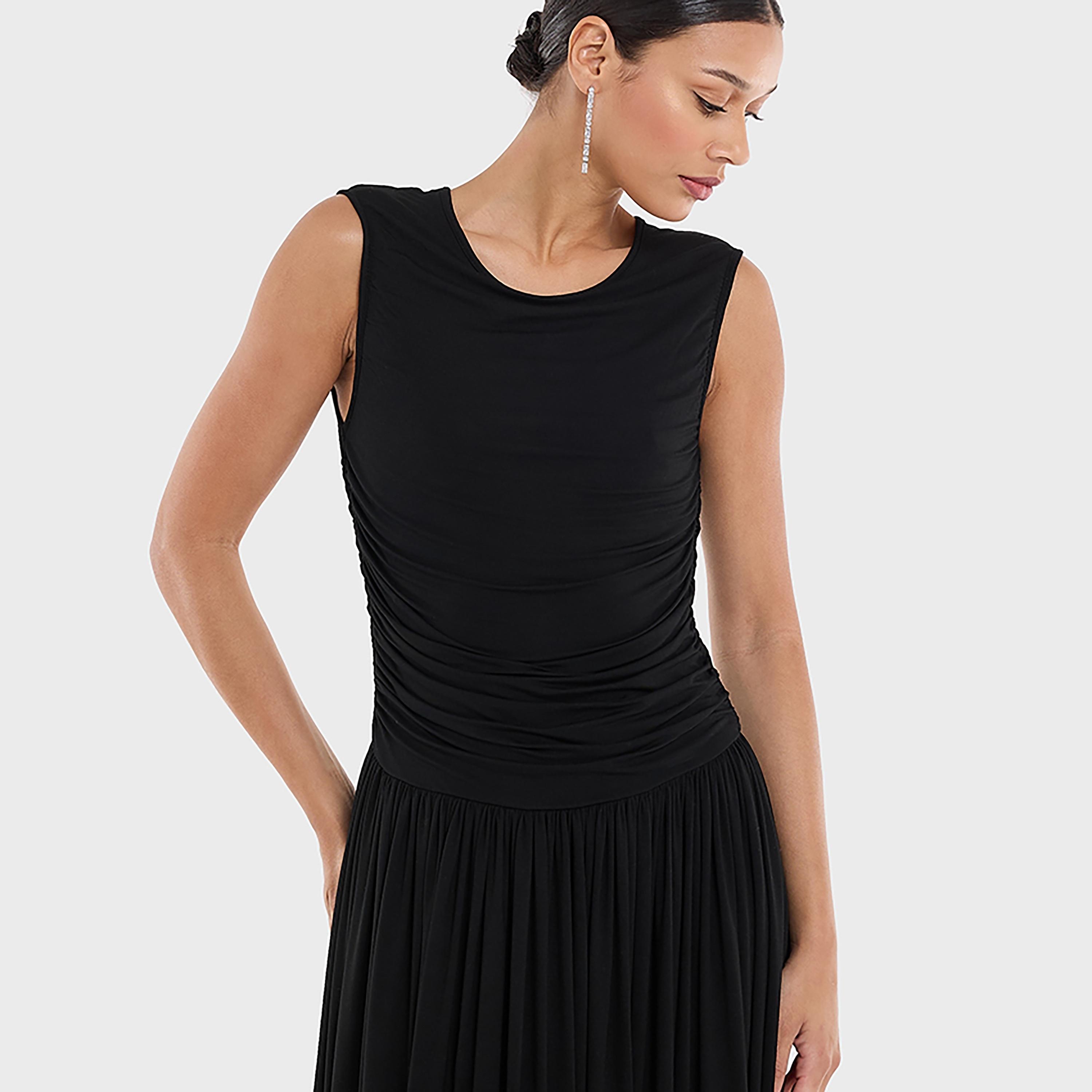 BCBG Ruched Women's Maxi Dress-women-clothing-dresses-image-3