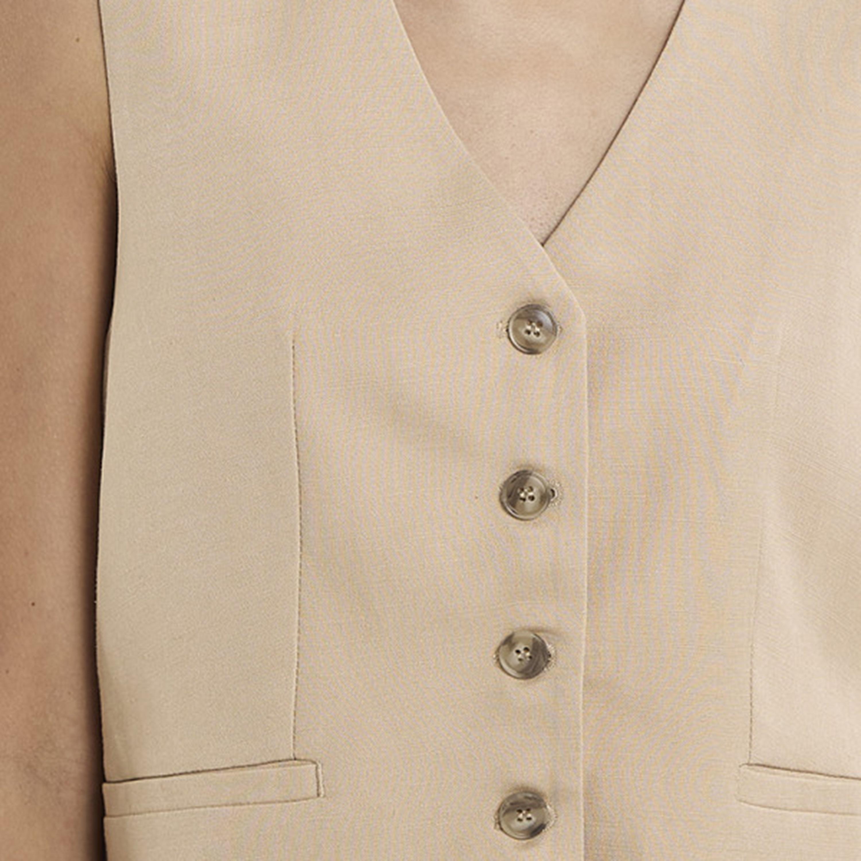 BCBG Linen Women's Waistcoat-women-winterwear-coatsandjackets-waistcoats-image-4