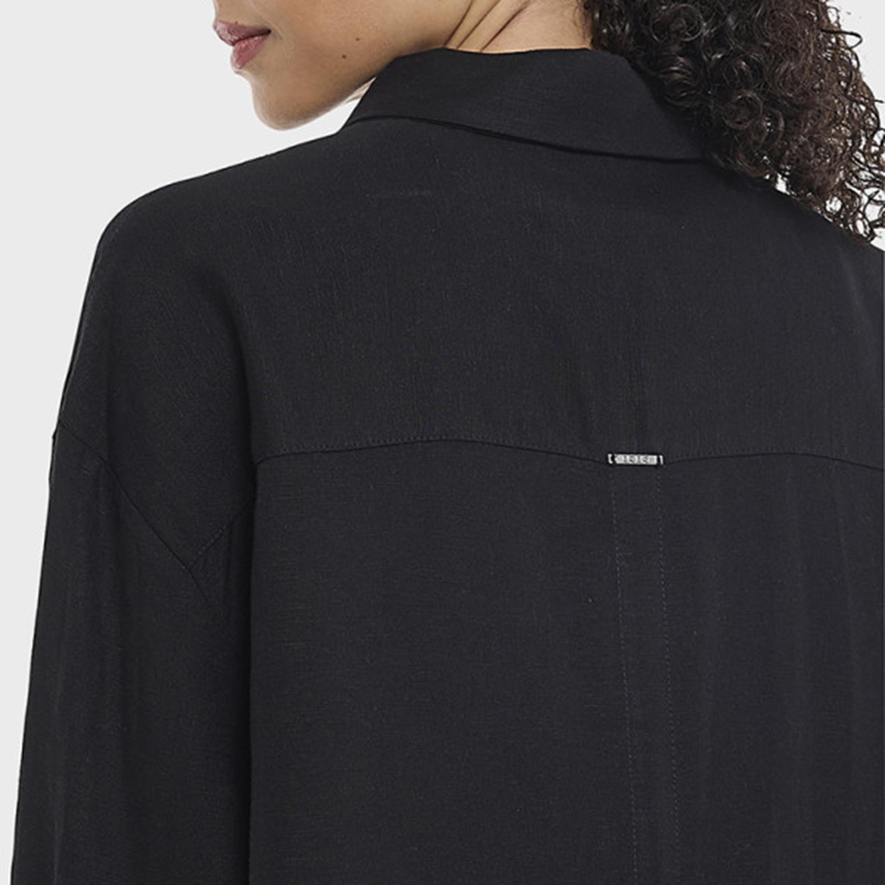 قميص نسائي بياقة وأكمام منسدلة من الكتان من بي سي بي جي-women-clothing-shirtsandblouses-shirts-image-4