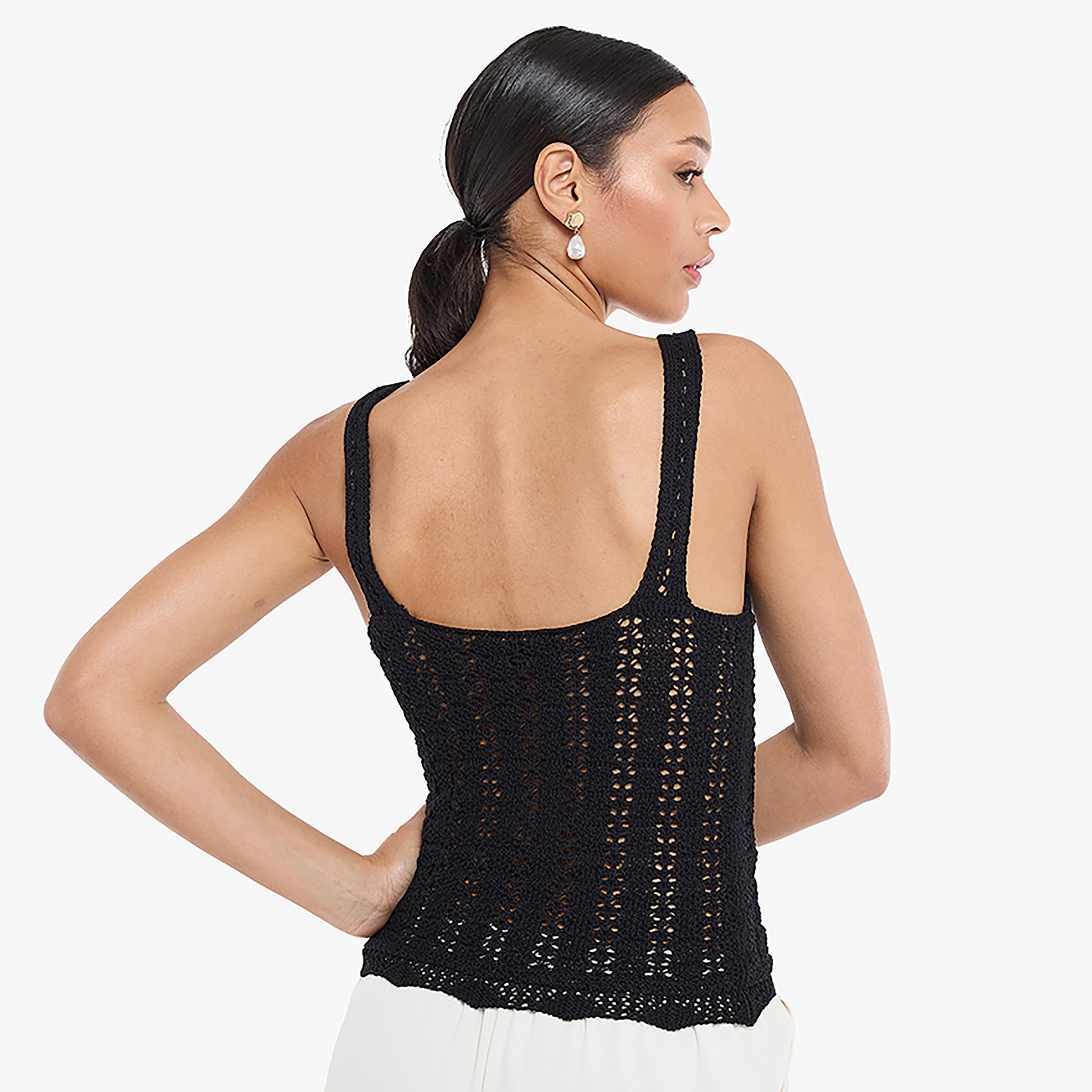 BCBG Strappy Crochet Women's Cami Top-women-clothing-shirtsandblouses-blouses-image-3