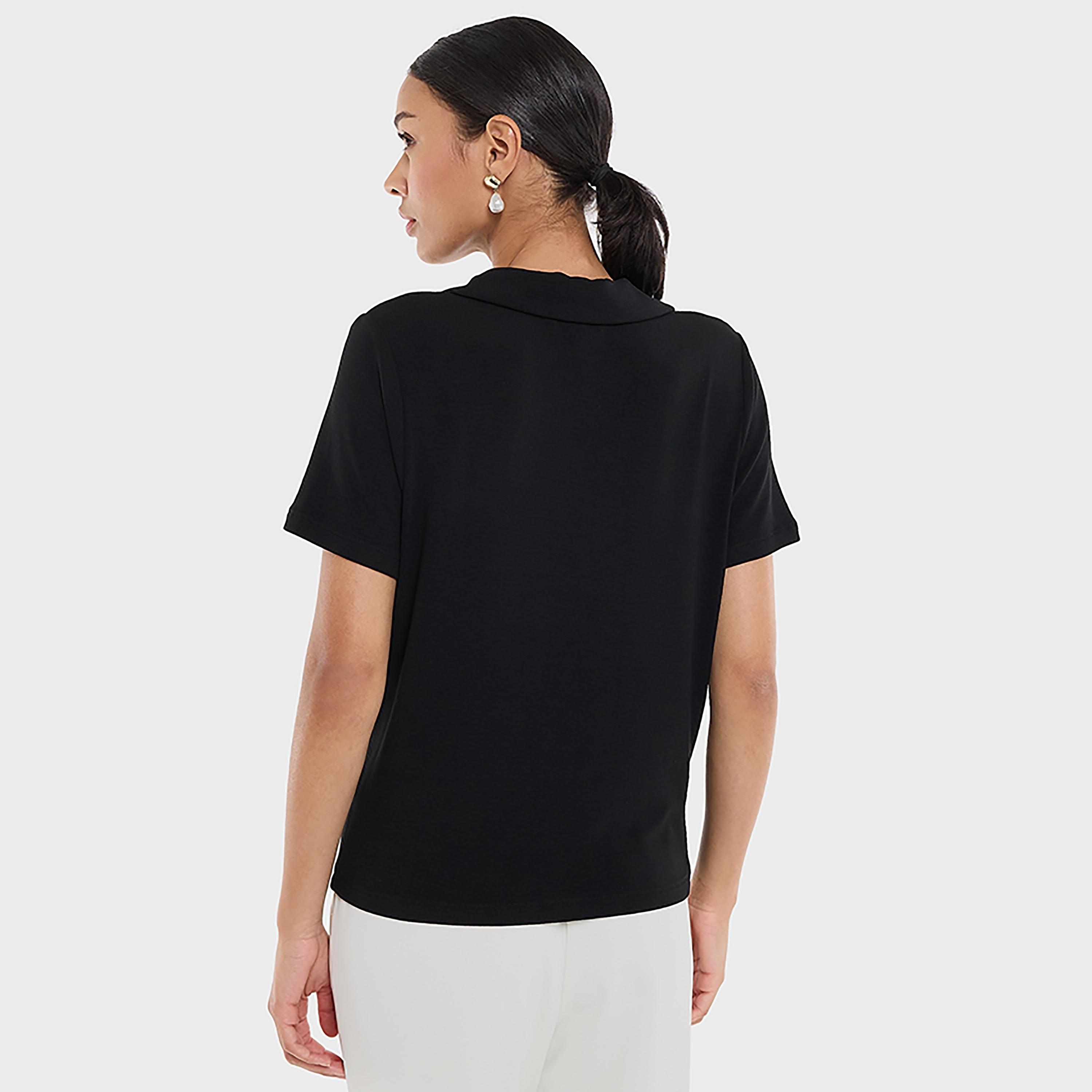 تي شورت بياقة جوني للنساء من بي سي بي جي-women-clothing-tshirts-image-6