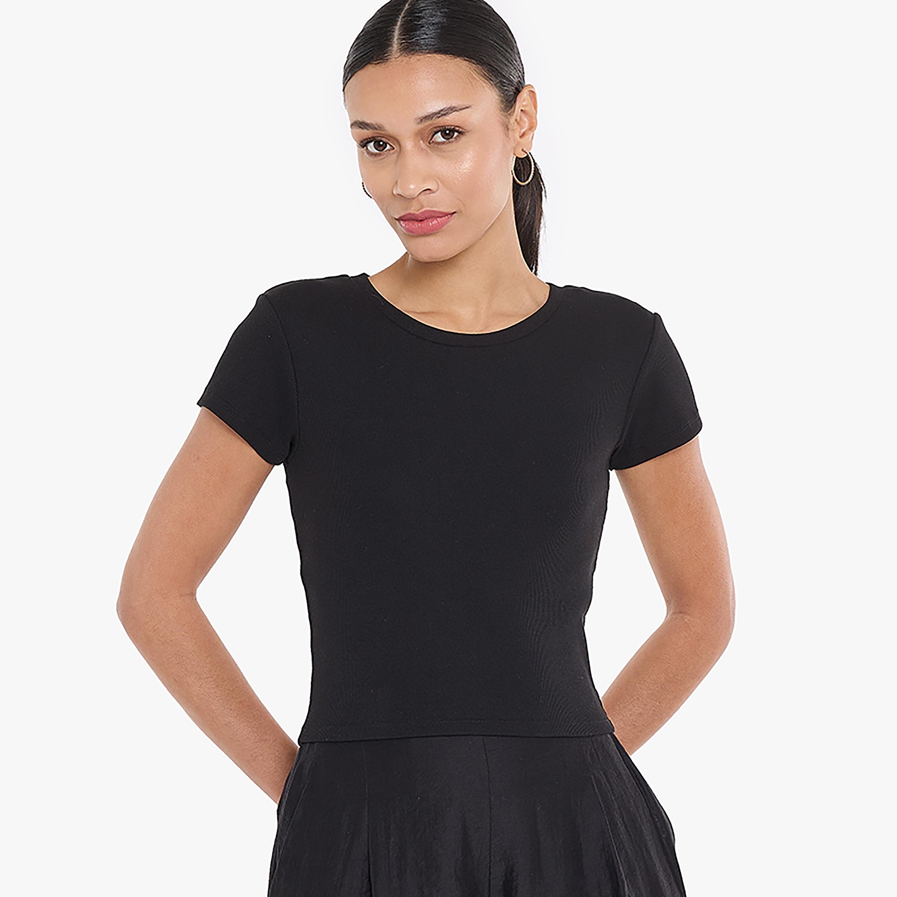 تي شورت نسائي مضلع من بي سي بي جي-women-clothing-tshirts-image-1