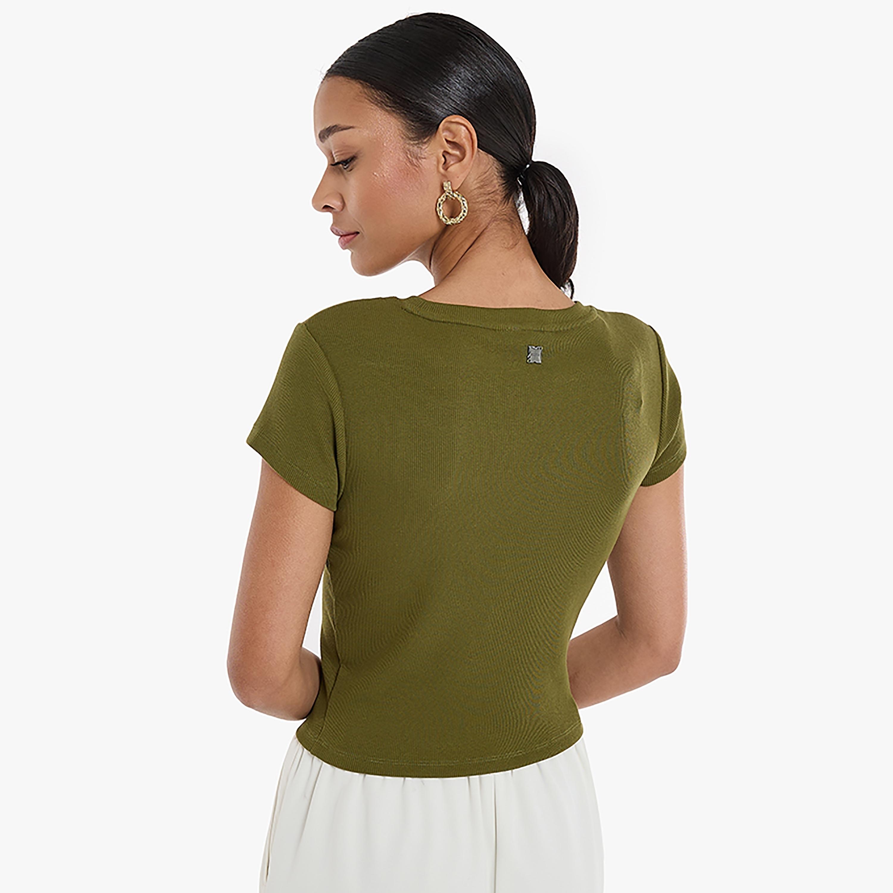 تي شورت نسائي مضلع من بي سي بي جي-women-clothing-tshirts-image-11