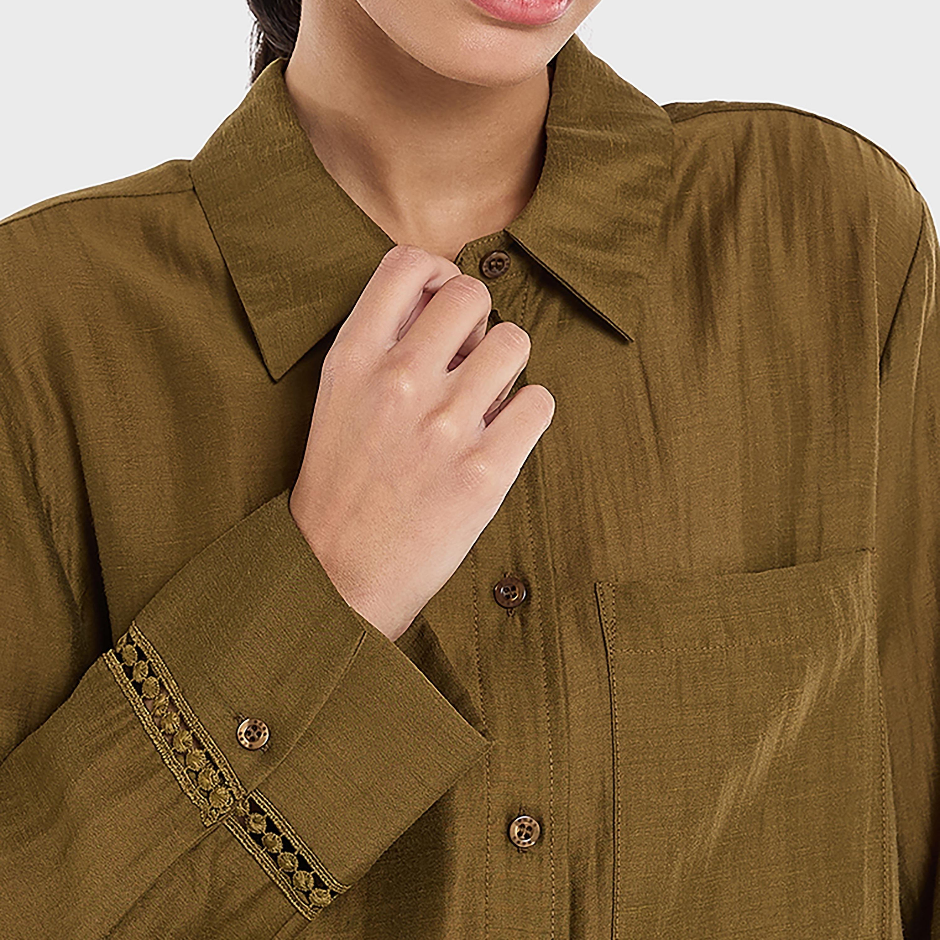 BCBG Spread Collar Women's Shirt-women-clothing-shirtsandblouses-shirts-image-4