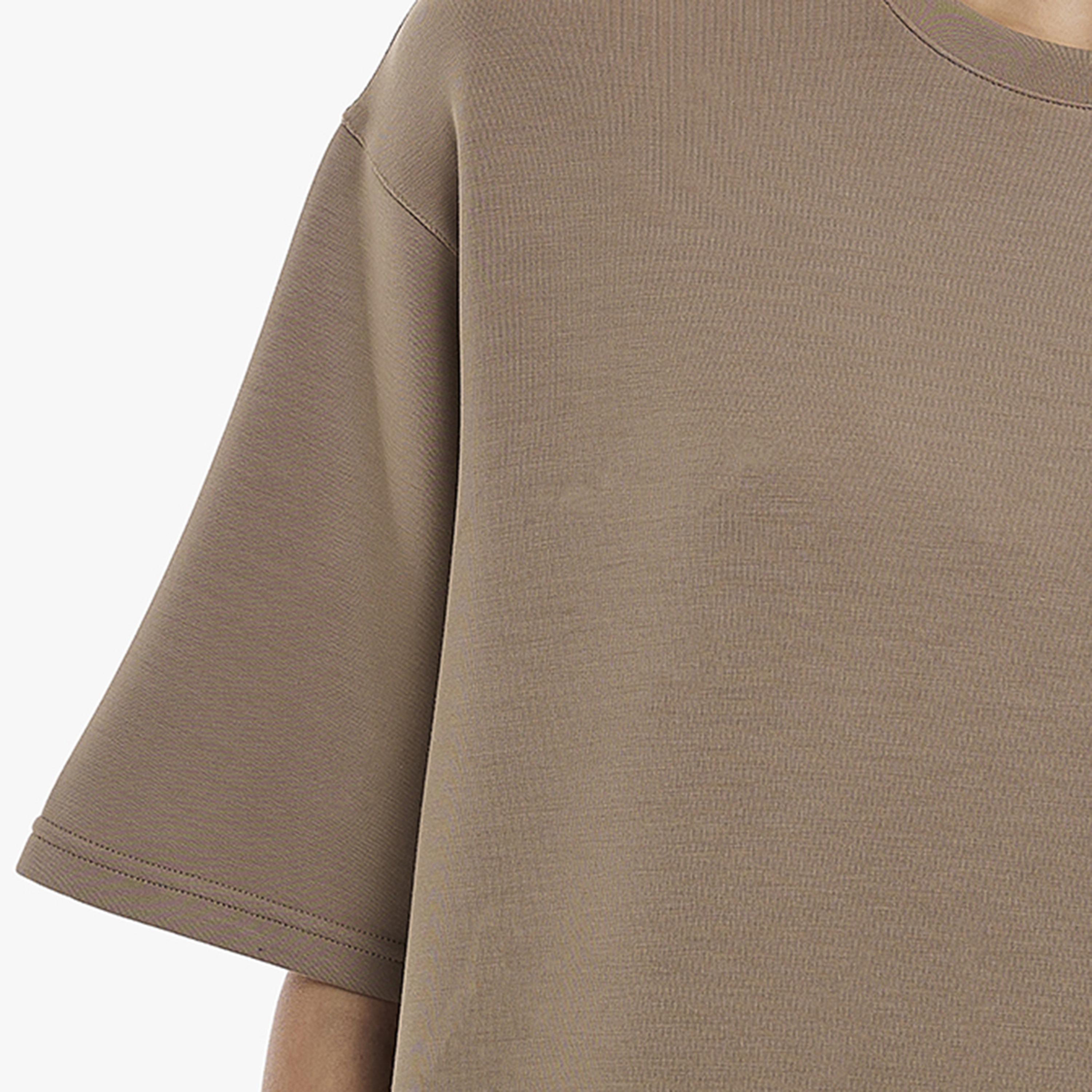 تيشيرت نسائي بياقة مستديرة "كرو نيك" من بي سي بي جي-women-clothing-tshirts-image-4
