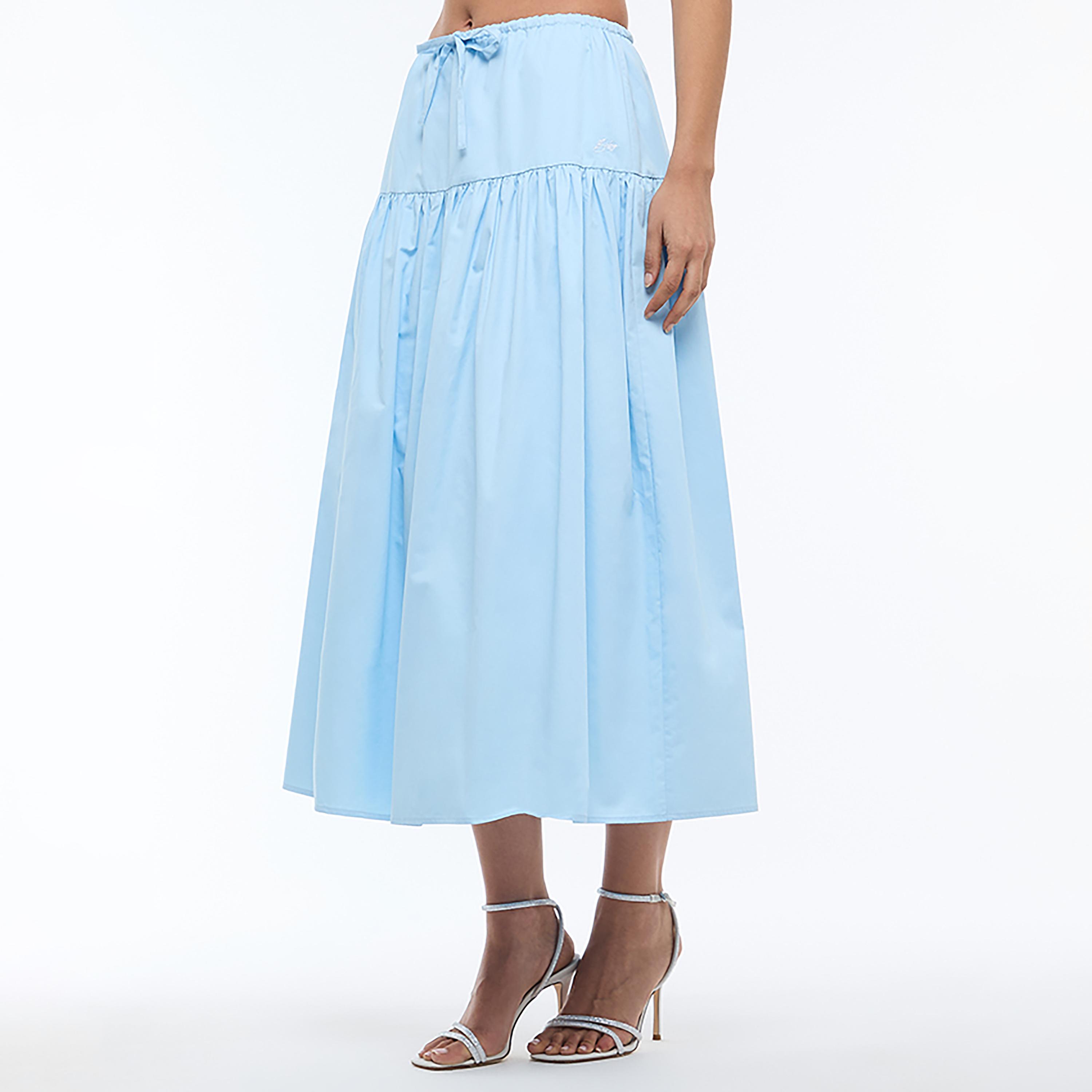تنورة نسائية من قماش البوبلين بتصميم "تيرد" متعدد الطبقات من بي سي بي جي-women-clothing-bottoms-skirts-image-5