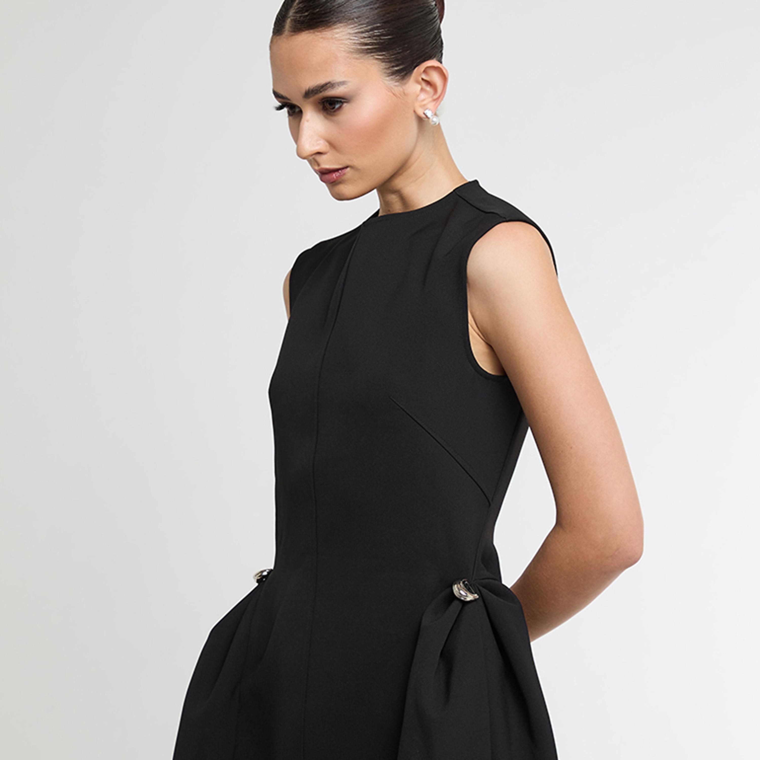 فستان ميدي حريمي بقصة فيت آند فلير من بي سي بي جي-women-clothing-dresses-image-4