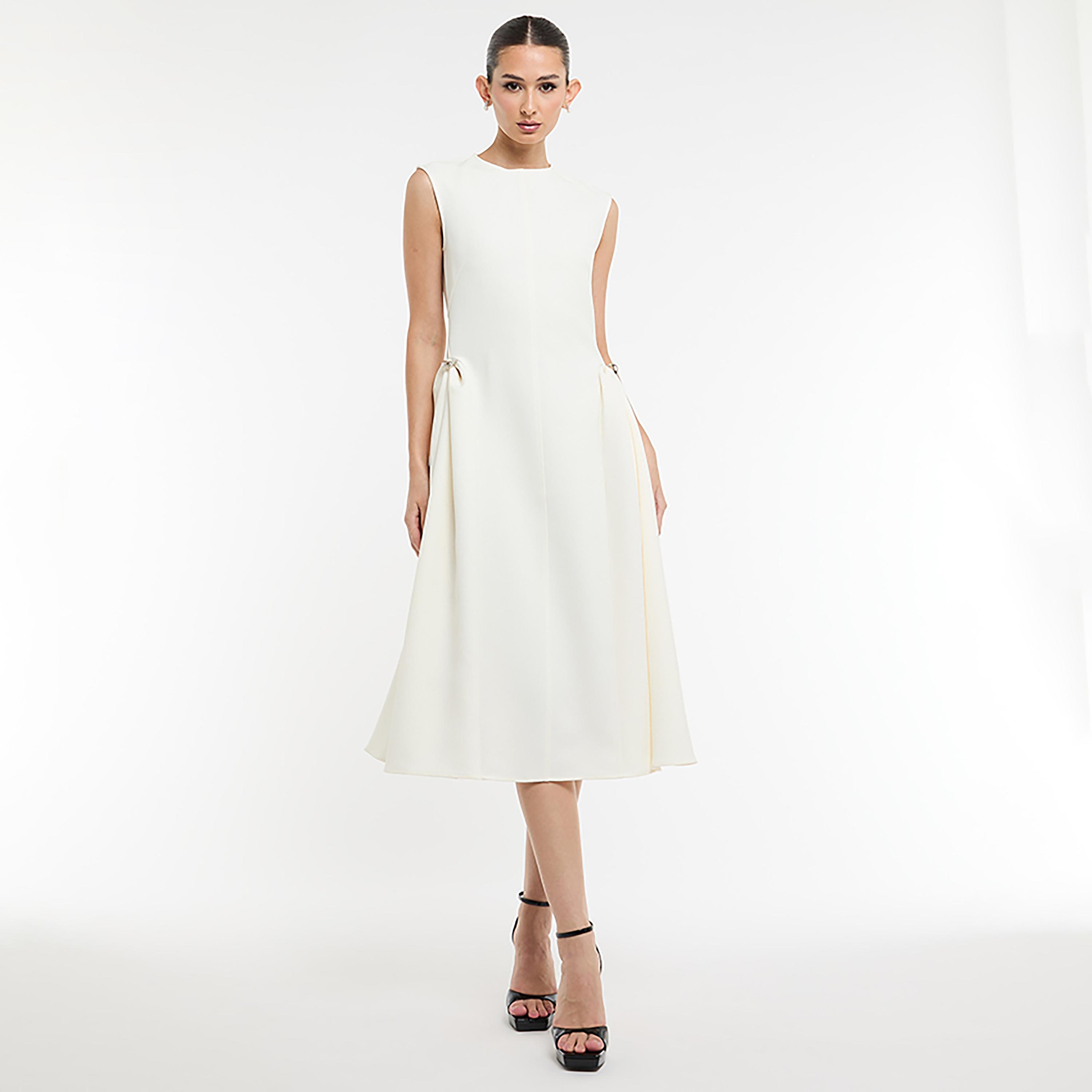 فستان ميدي حريمي بقصة فيت آند فلير من بي سي بي جي-women-clothing-dresses-image-10