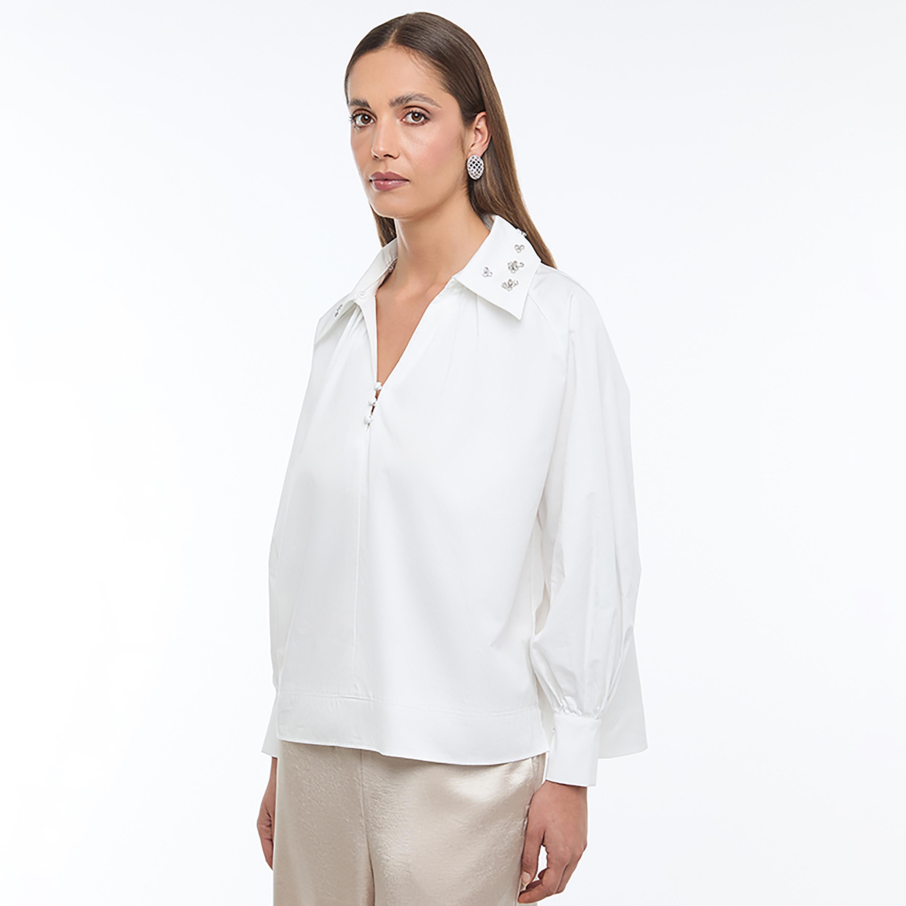 BCBG White Women's Shirt-women-clothing-shirtsandblouses-shirts-image-3