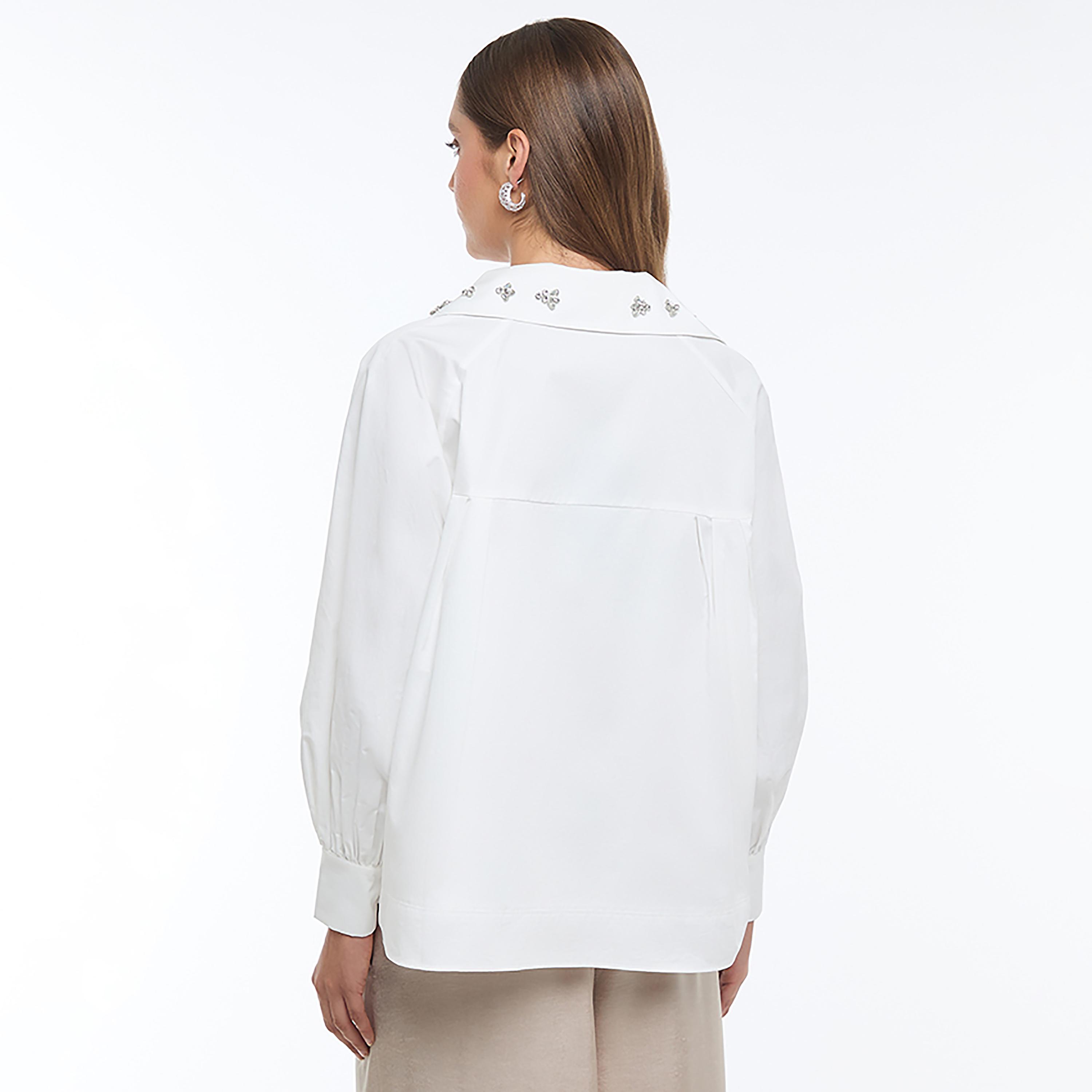 BCBG White Women's Shirt-women-clothing-shirtsandblouses-shirts-image-4
