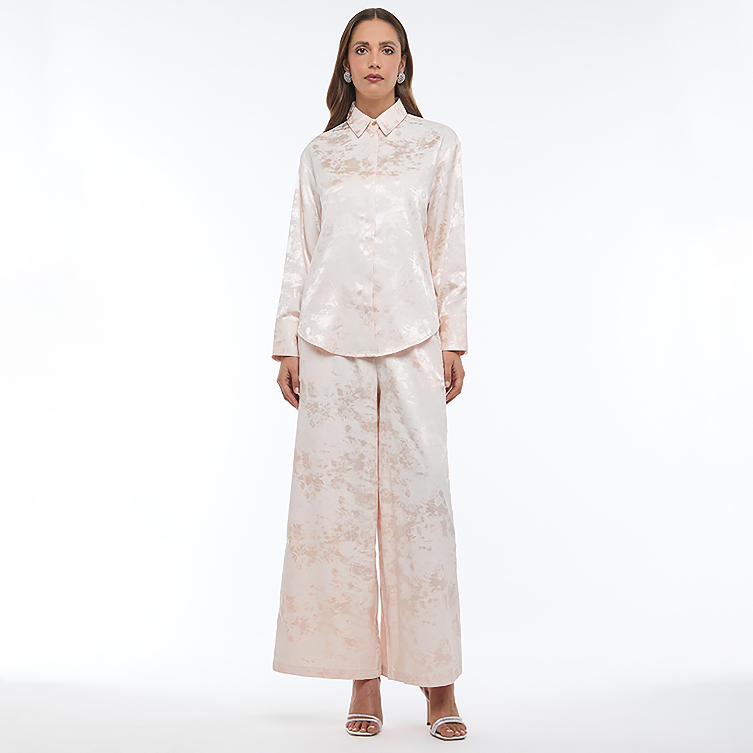 BCBG Pink Abstract Satin Women's Shirt-women-clothing-shirtsandblouses-shirts-image-2