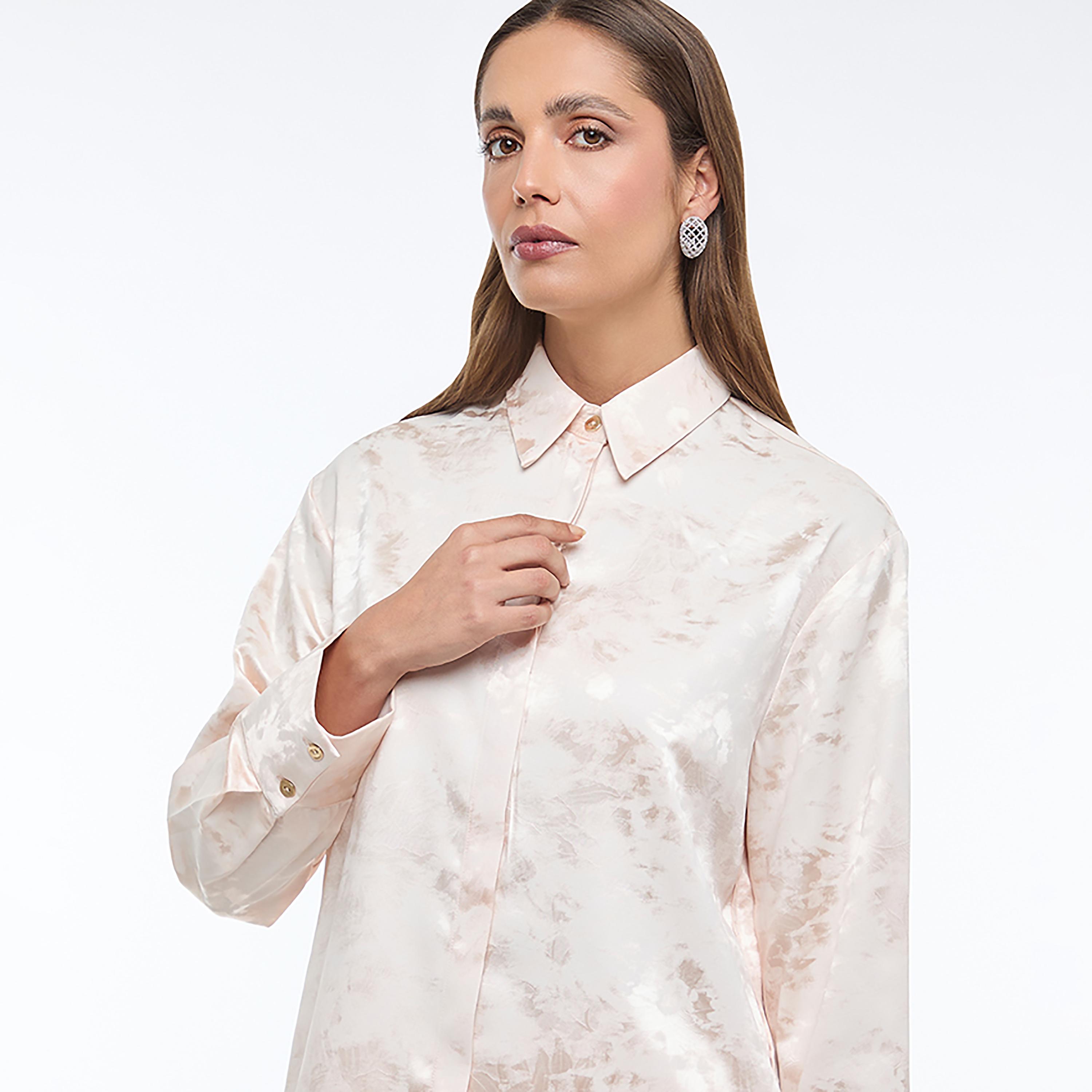 BCBG Pink Abstract Satin Women's Shirt-women-clothing-shirtsandblouses-shirts-image-5
