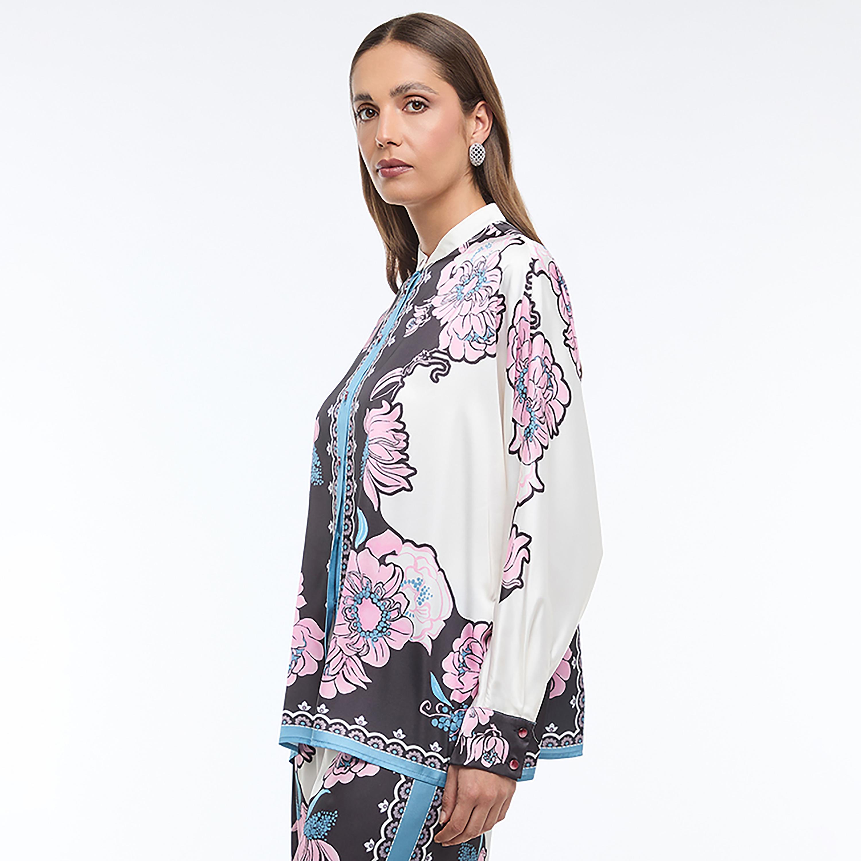 قميص نسائي بطبعة زهور متعدد الألوان من بي سي بي جي-women-clothing-shirtsandblouses-shirts-image-3