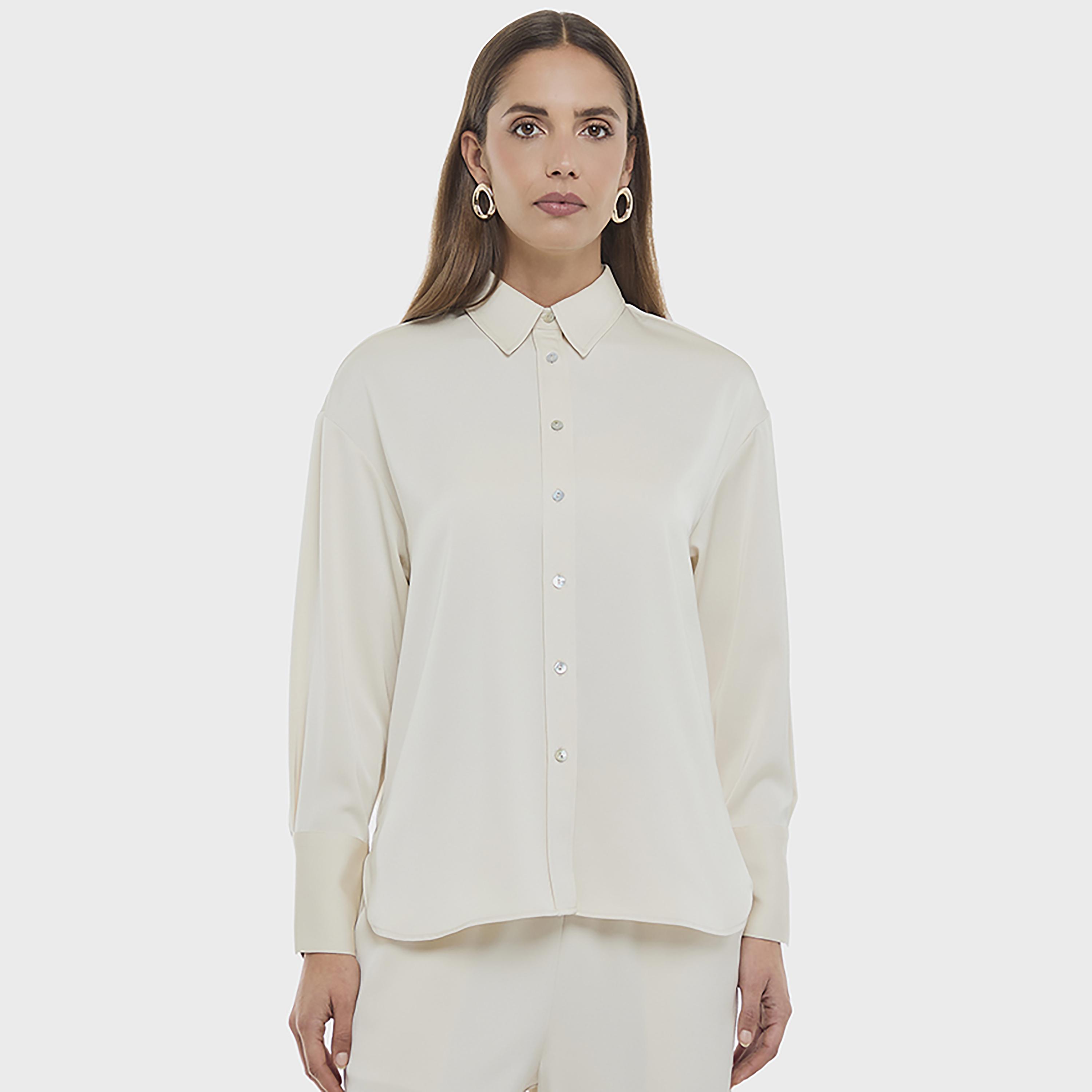 BCBG Classic Collar Women's Shirt-women-clothing-shirtsandblouses-shirts-image-1