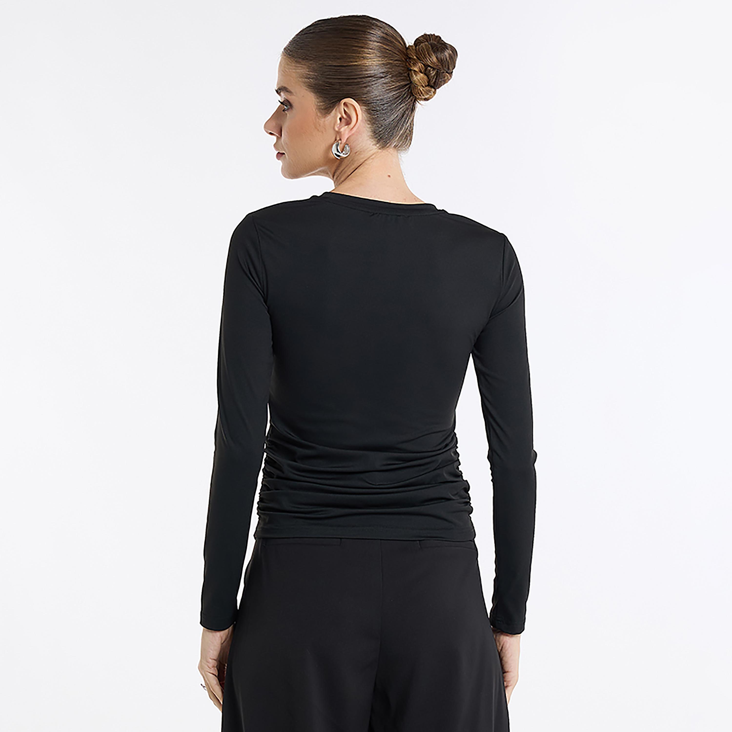 BCBG Crew Neck Women's Top-women-clothing-shirtsandblouses-blouses-image-3