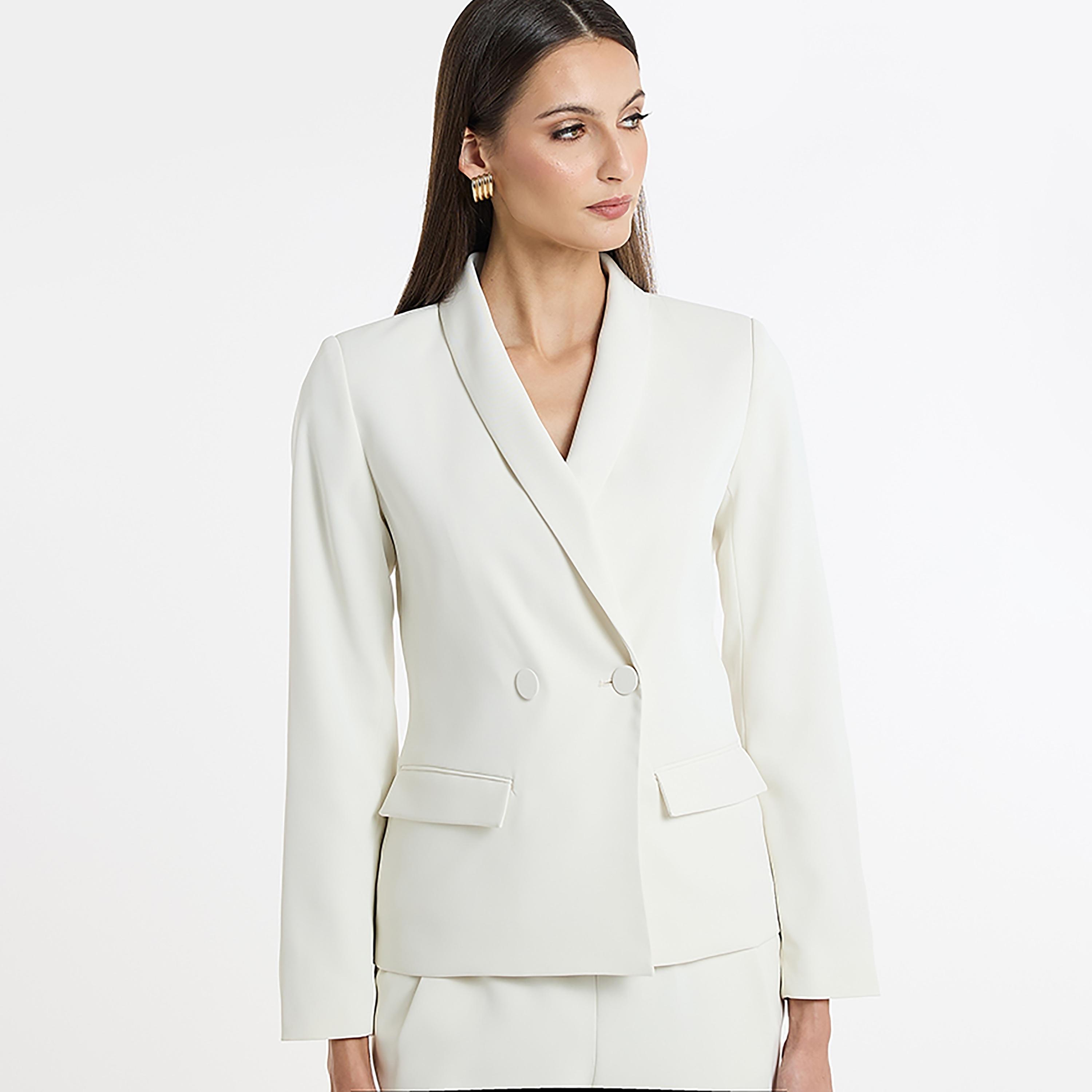 BCBG Shawl Lapel Women's Blazer-women-clothing-coatsandjackets-blazers-image-3