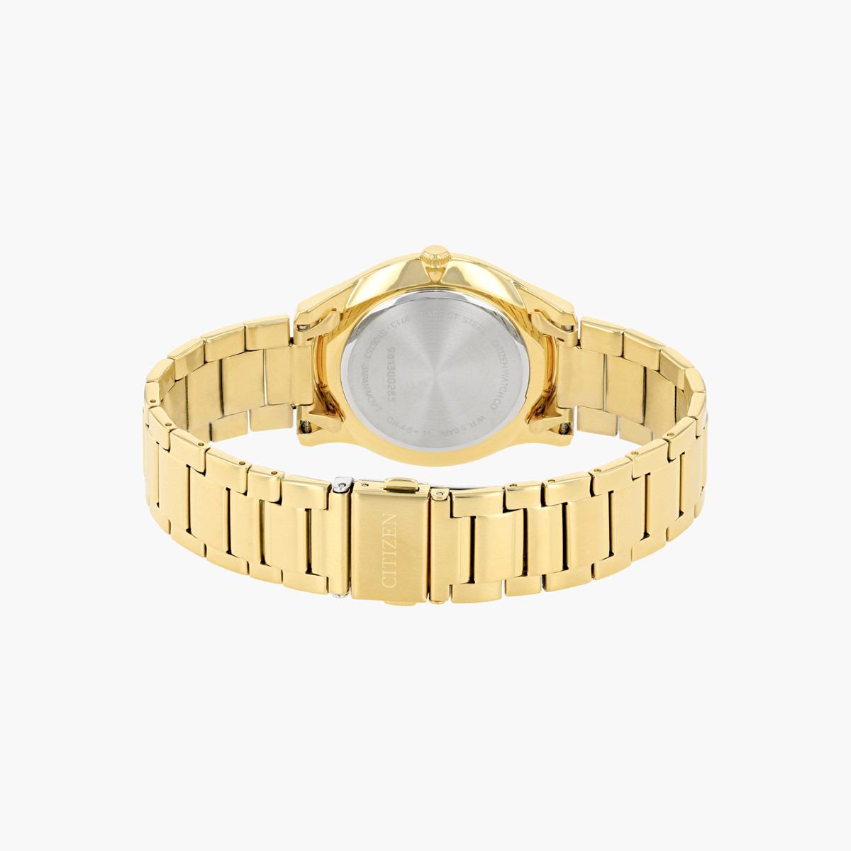 Citizen Men's Gold Analog Date Display Metal Strap Watch BD0043 83P-men-watchesandjewellery-watches-image-2