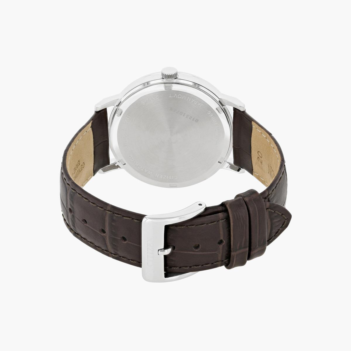 Citizen Men's Brown Analog Quartz Leather Strap Watch BE9170 13H-men-watchesandjewellery-watches-image-2