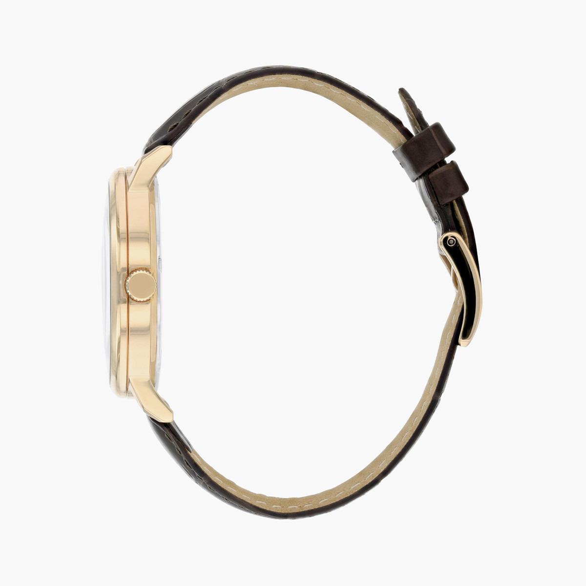 ساعة تناظرية بنيّة كوارتز بحزام جلد للرجال من سيتيزن - BE9173 07X-men-watchesandjewellery-watches-image-3