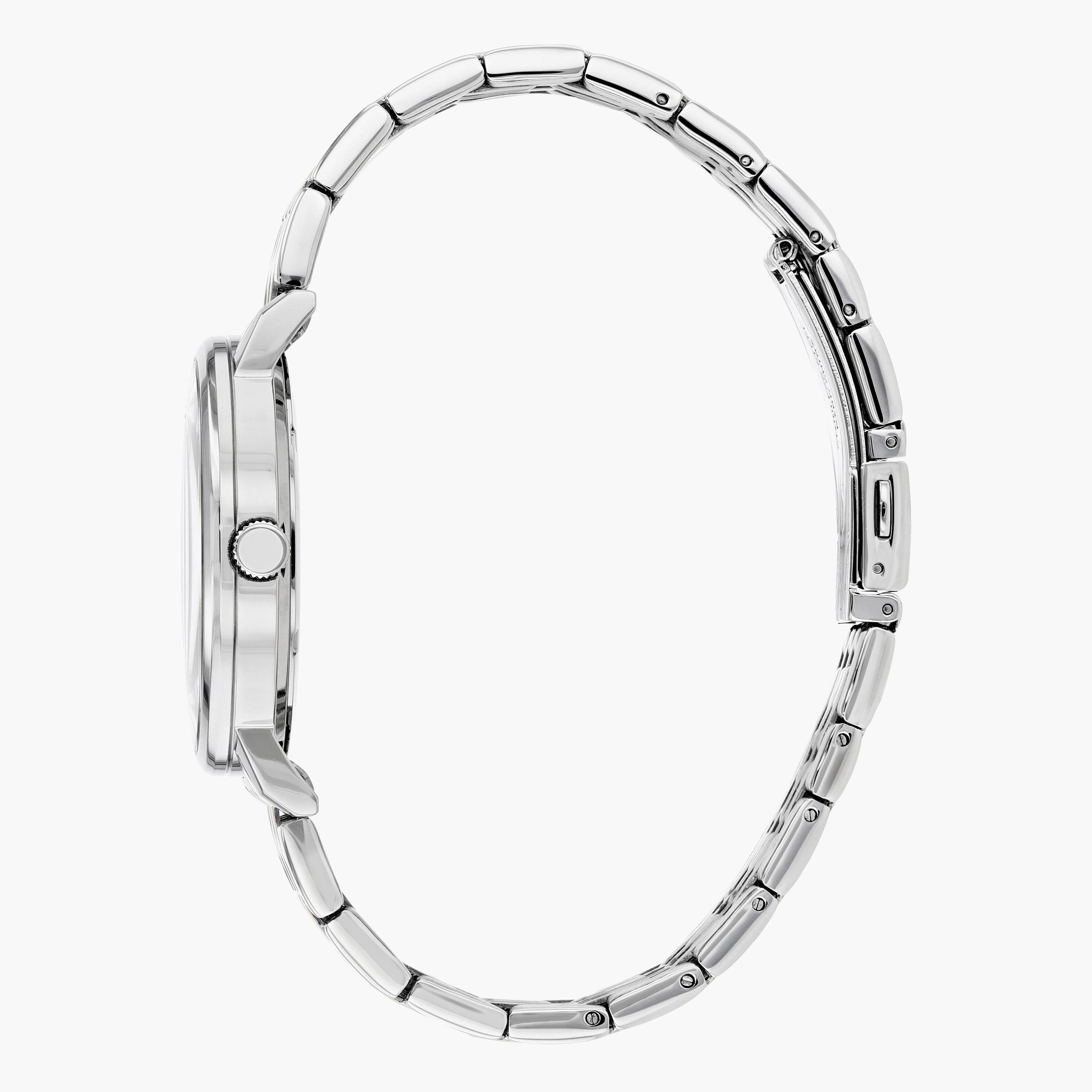 ساعة تناظرية فضيّة وذهبية كوارتز بحزام معدني للرجال من سيتيزن - BE9174 55E-men-watchesandjewellery-watches-image-3