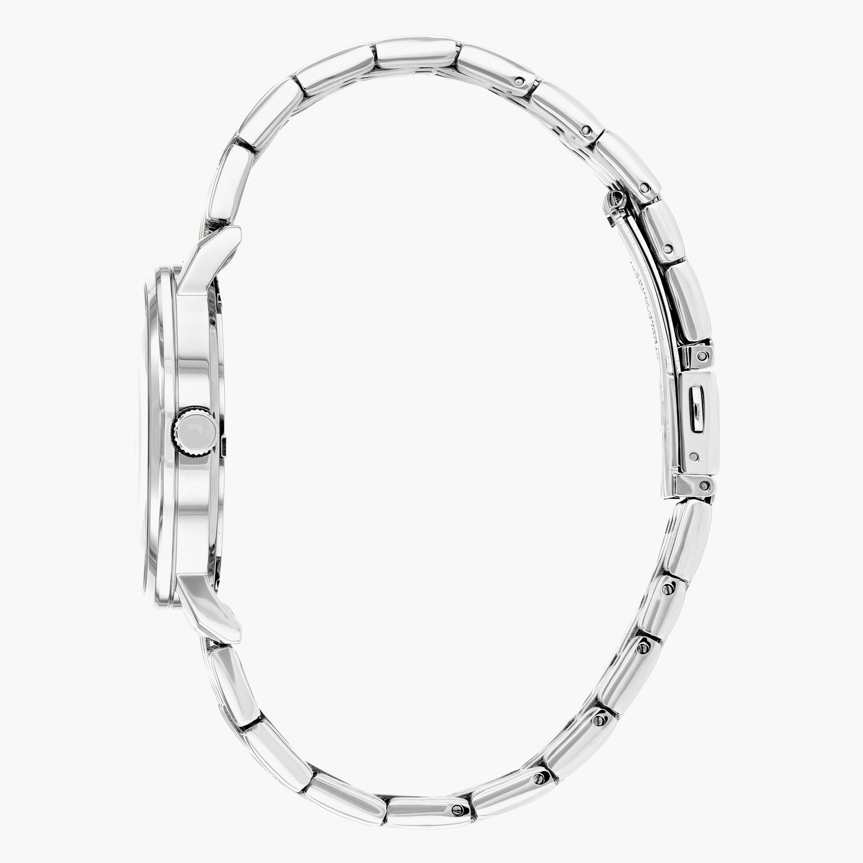 ساعة تناظرية فضيّة وذهبية كوارتز بحزام معدني للرجال من سيتيزن - BE9174 55L-men-watchesandjewellery-watches-image-3