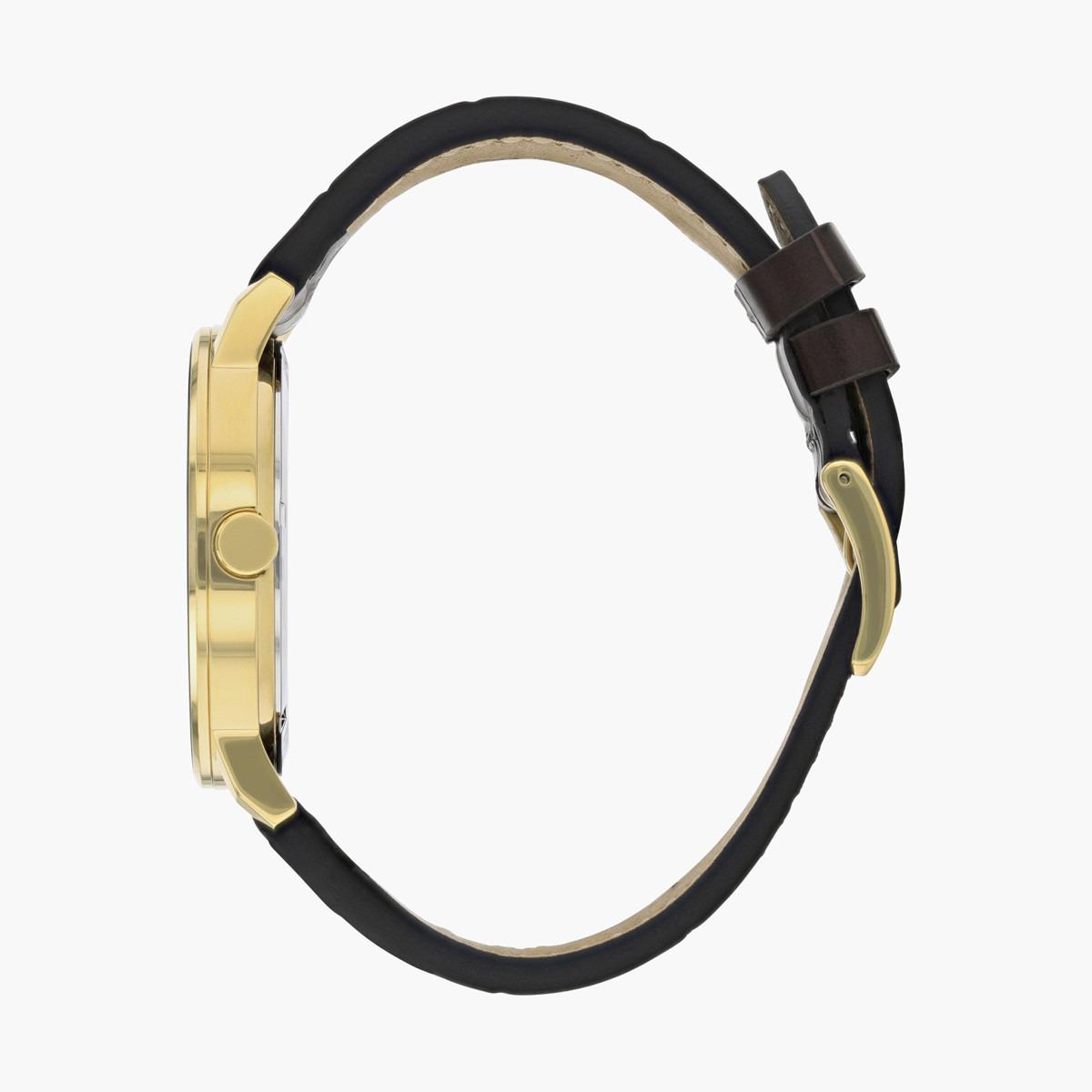 ساعة تناظرية بنيّة كوارتز بحزام جلد للرجال من سيتيزن - BE9182 06E-men-watchesandjewellery-watches-image-3