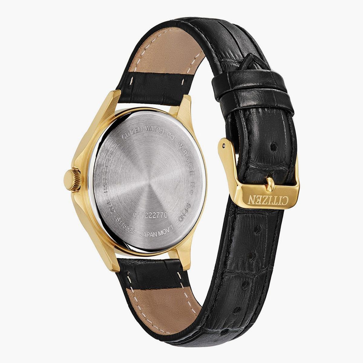 Citizen Men's Black Analog Leather Strap Watch BF 2003 25A-men-watchesandjewellery-watches-image-2