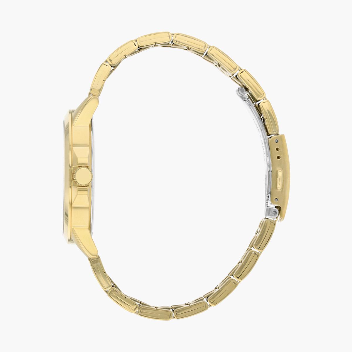ساعة تناظرية ذهبية اليوم والتاريخ بحزام معدني للرجال من سيتيزن - BF2013 56E-men-watchesandjewellery-watches-image-3
