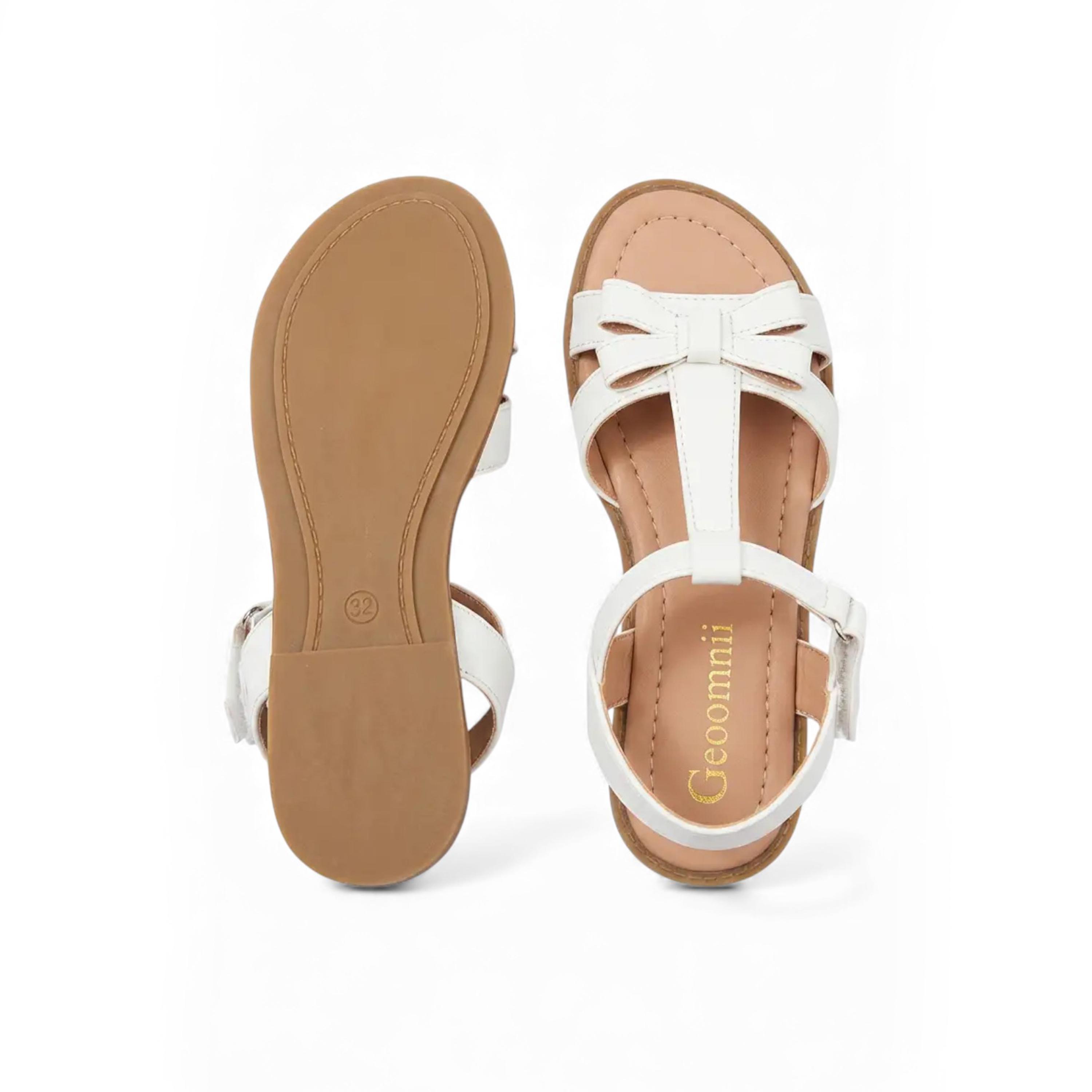 جيومني - صندل إيراسيلي بحزام بإبزيم للبنات | BH2063-B19-WHITE-girls-shoes-sandals-image-3