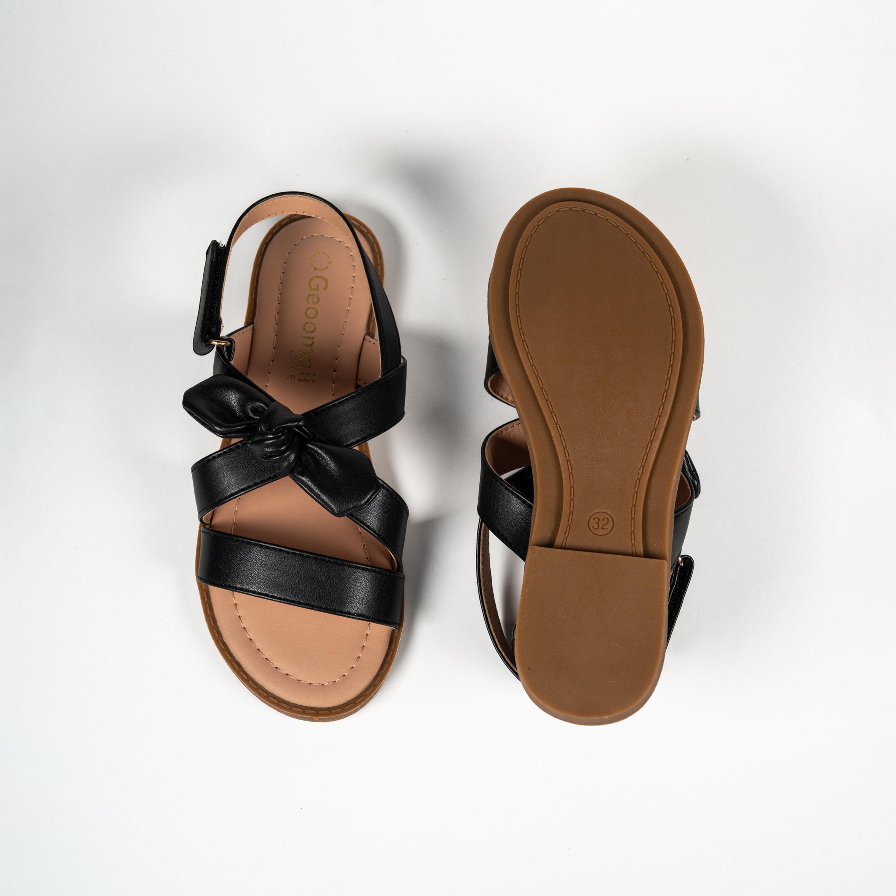 جيومني - صندل بييلور مشبك وحلقة للبنات | BH2490-18-BLACK-girls-shoes-sandals-image-3
