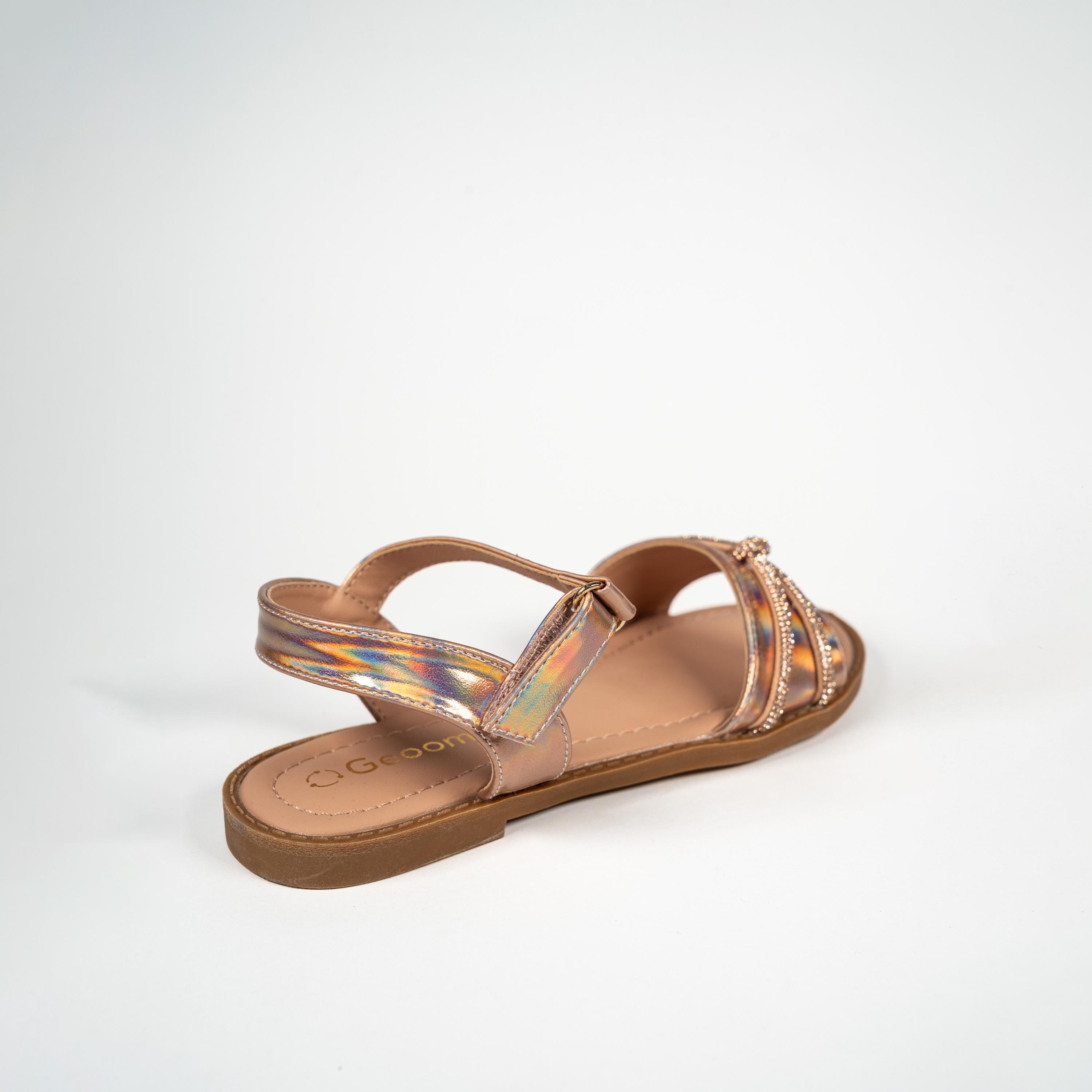 جيومني - صندل فيوليتا مشبك وحلقة بنفسجي للبنات | BH2490-C12-GOLD-girls-shoes-sandals-image-5