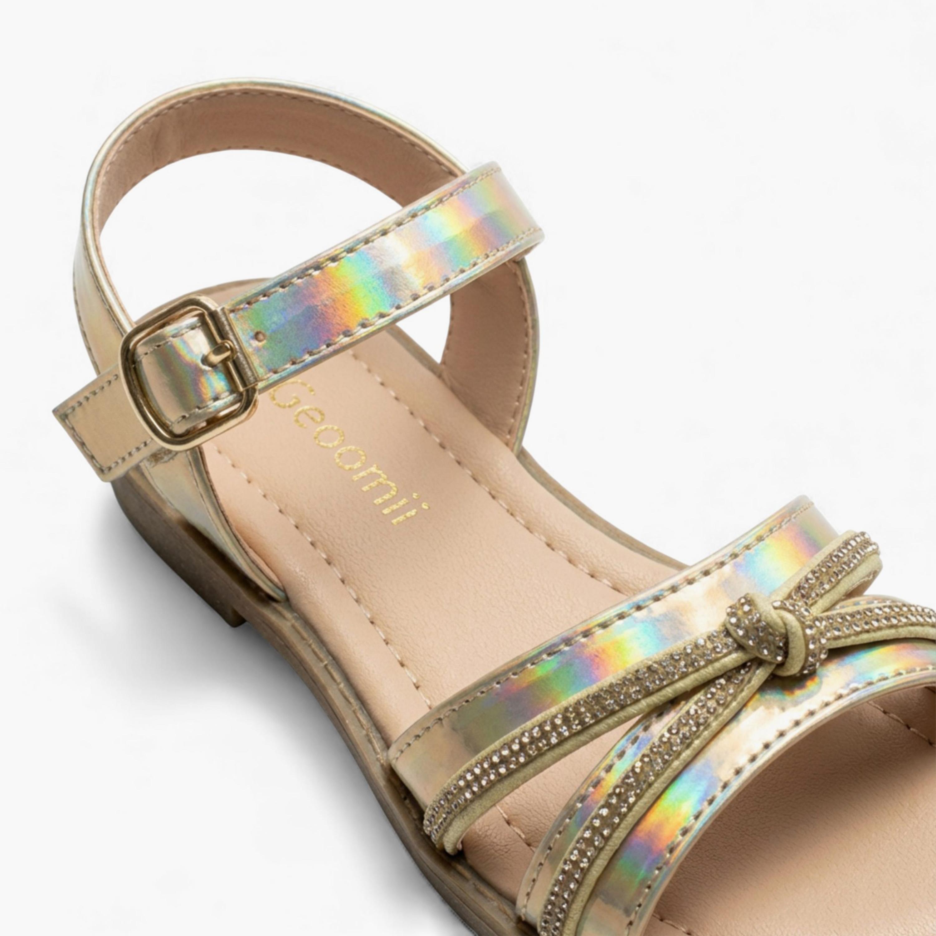 Geoomnii Girls Hook & Loop Peaitien Strap Sandals | BH2490-C12-SILVER-girls-shoes-sandals-image-2