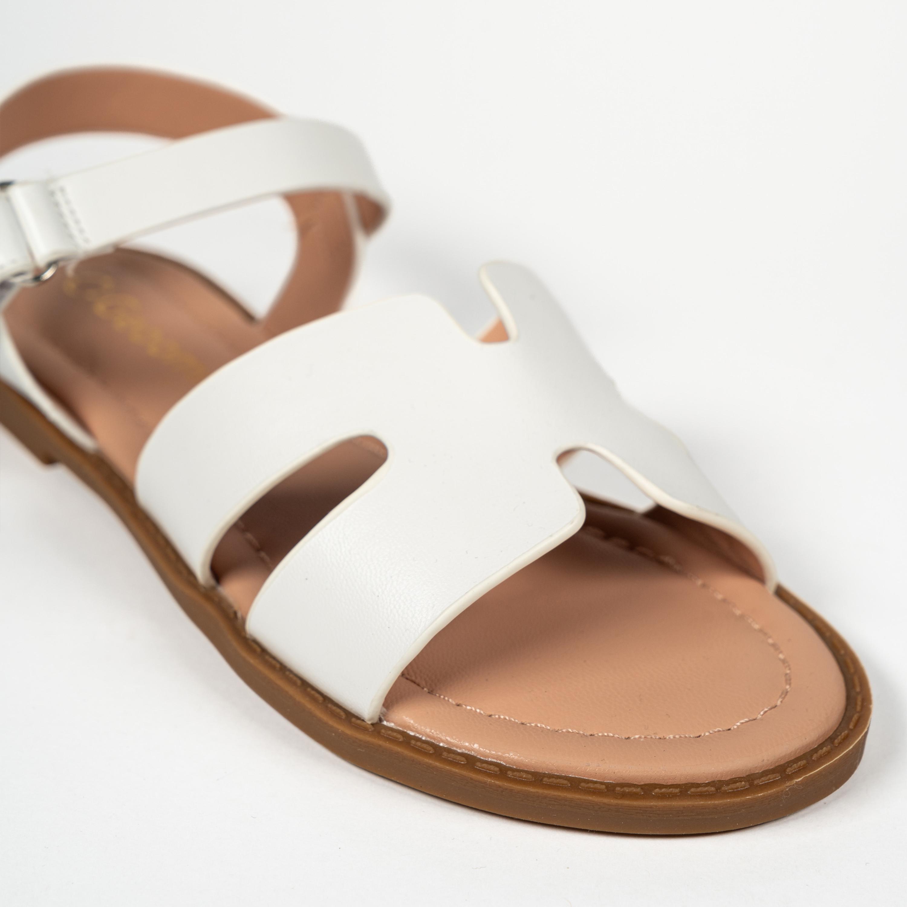 جيومني - صندل سيلينا بحزام وإبزيم للبنات | BH2490-C9-WHITE-girls-shoes-sandals-image-2