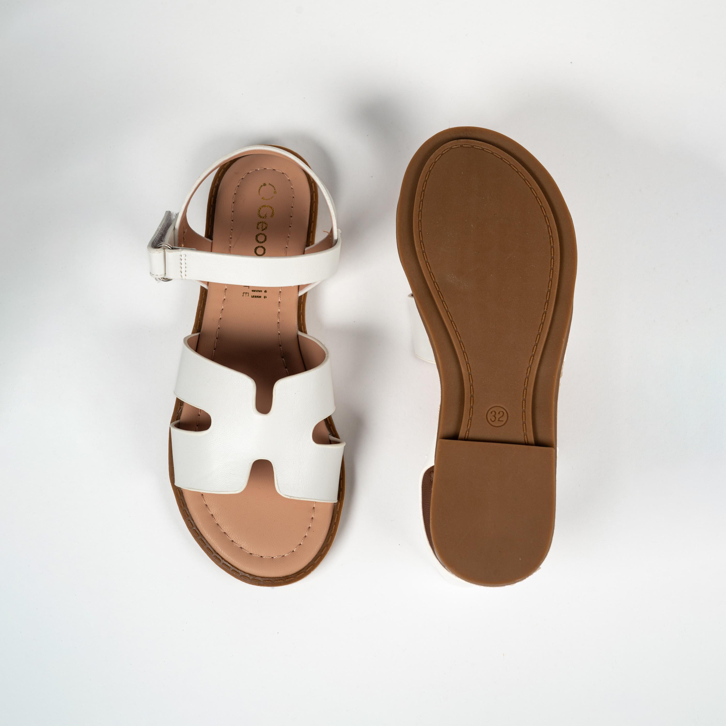 جيومني - صندل سيلينا بحزام وإبزيم للبنات | BH2490-C9-WHITE-girls-shoes-sandals-image-3