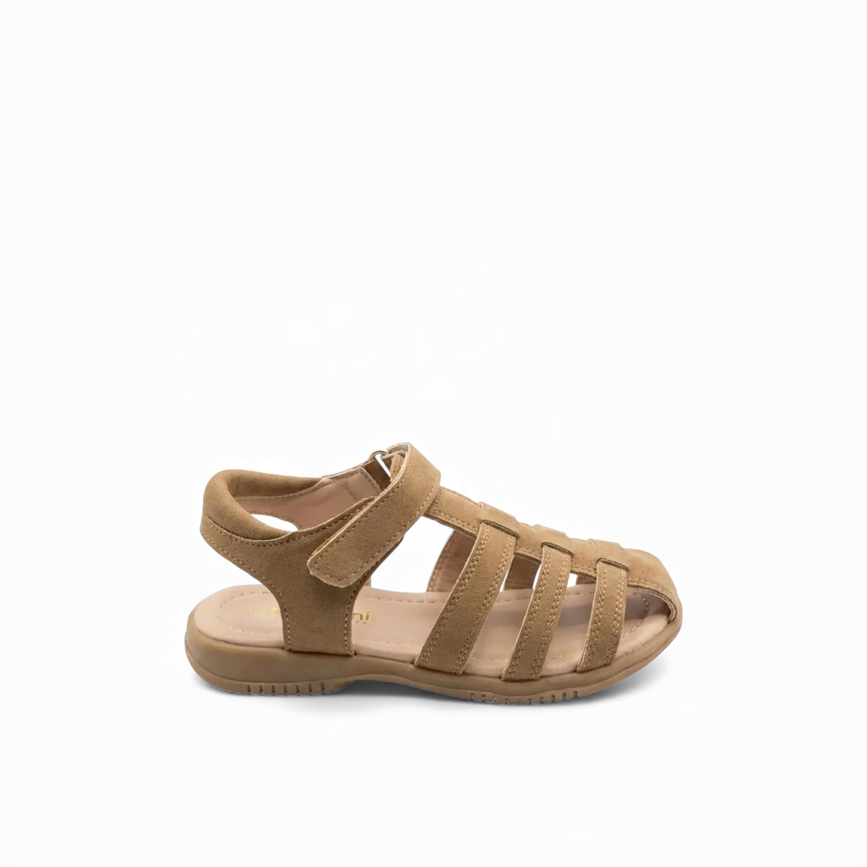 جيومني - صندل بيج مشبك وحلقة للأطفال | BH484-21-TAN-boys-shoes-sandals-image-4