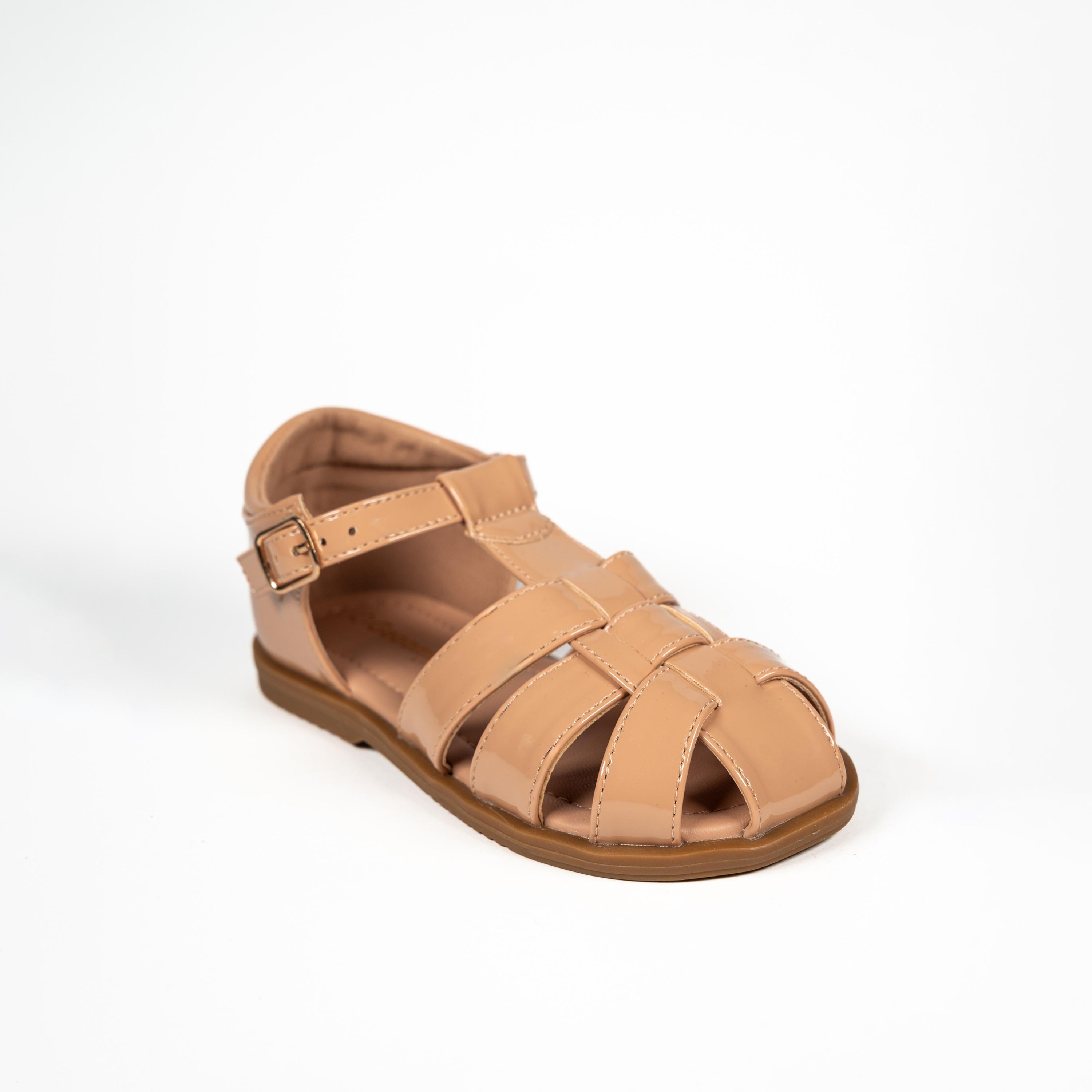 جيومني - حذاء زيريا بإبزيم للأطفال | BH484-4-BEIGE-girls-shoes-sandals-image-1