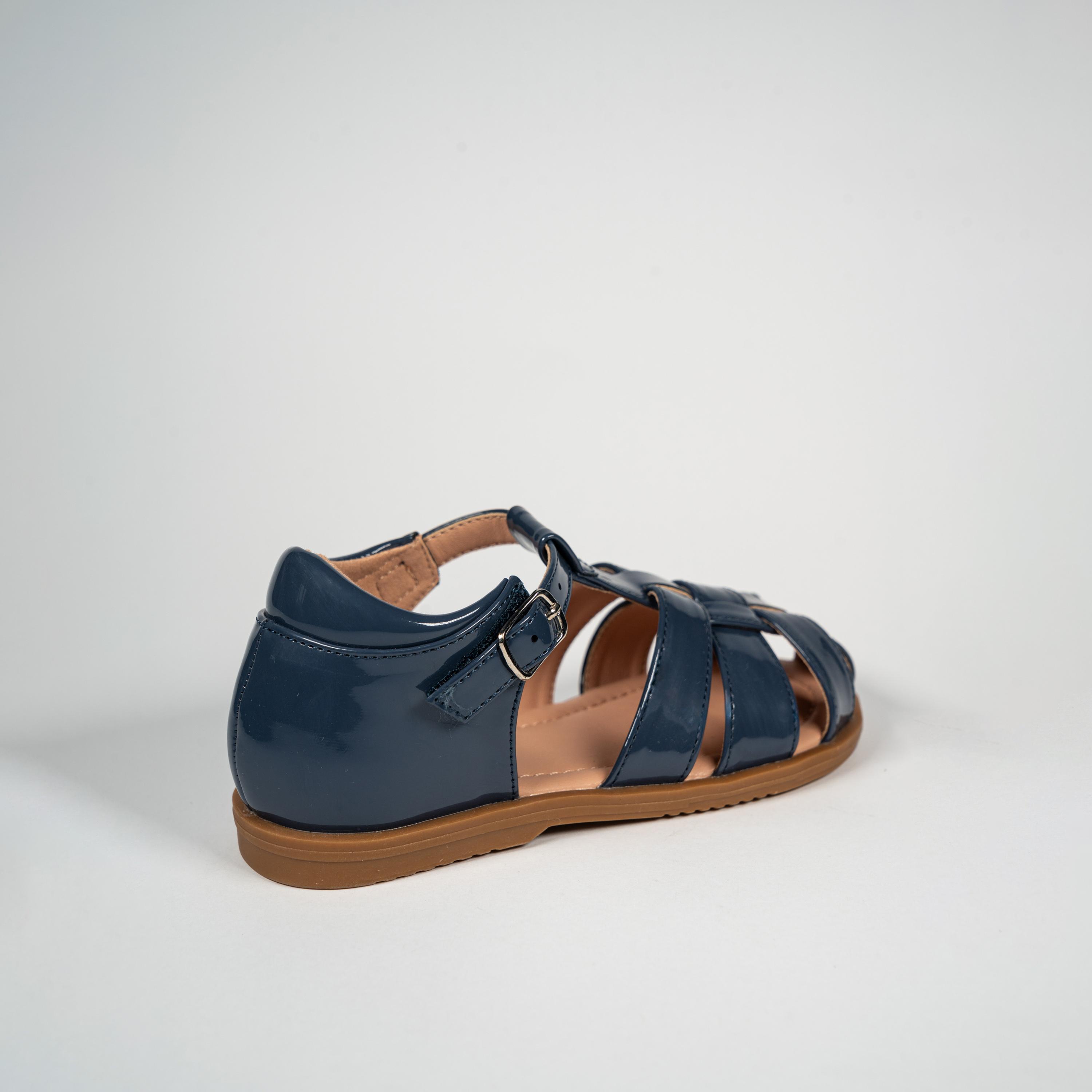 جيومني - حذاء إيديسين بإبزيم للأطفال | BH484-4-BLUE-girls-shoes-sandals-image-5