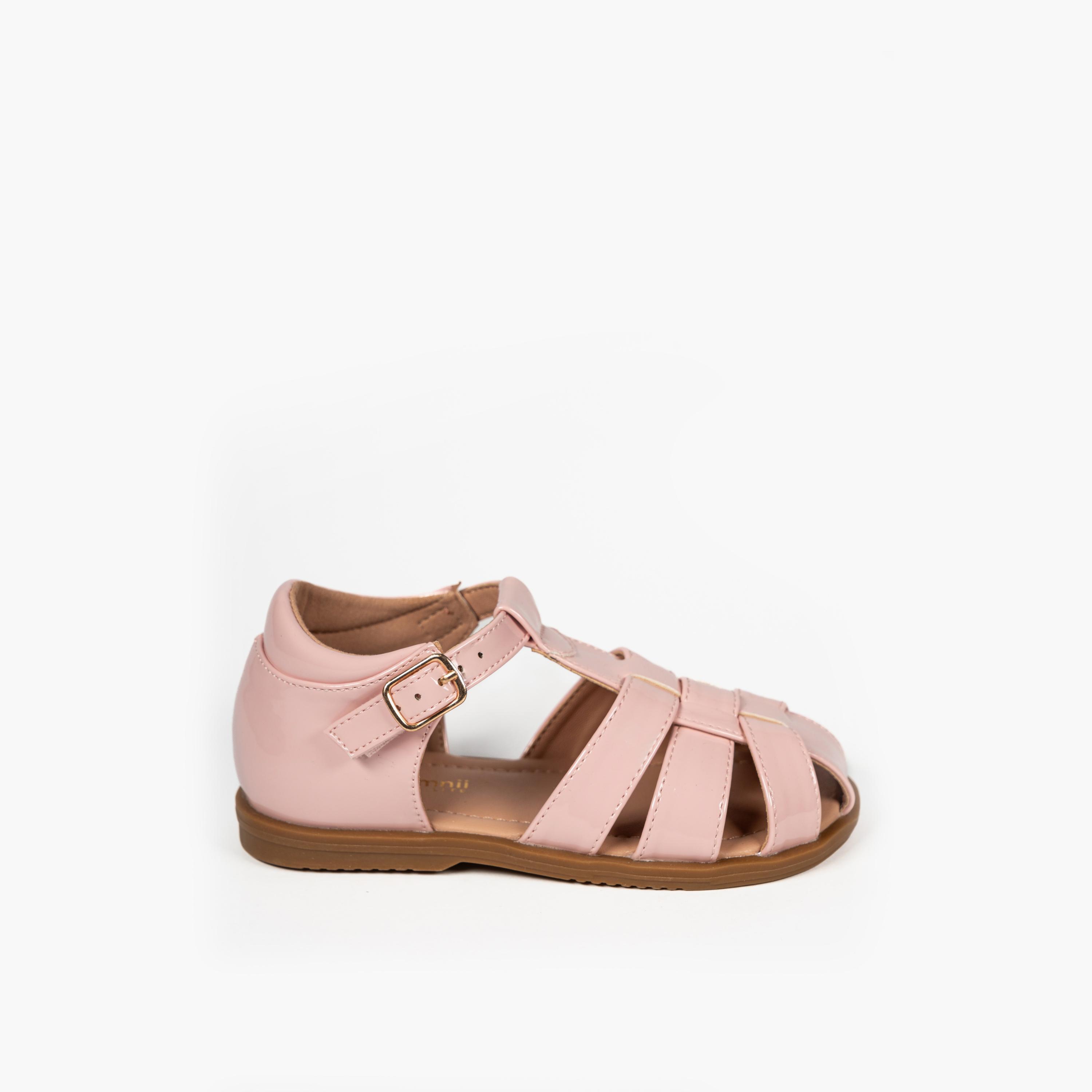 جيومني - حذاء ديبوريا بإبزيم للبنات | BH484-4-PINK-girls-shoes-sandals-image-4
