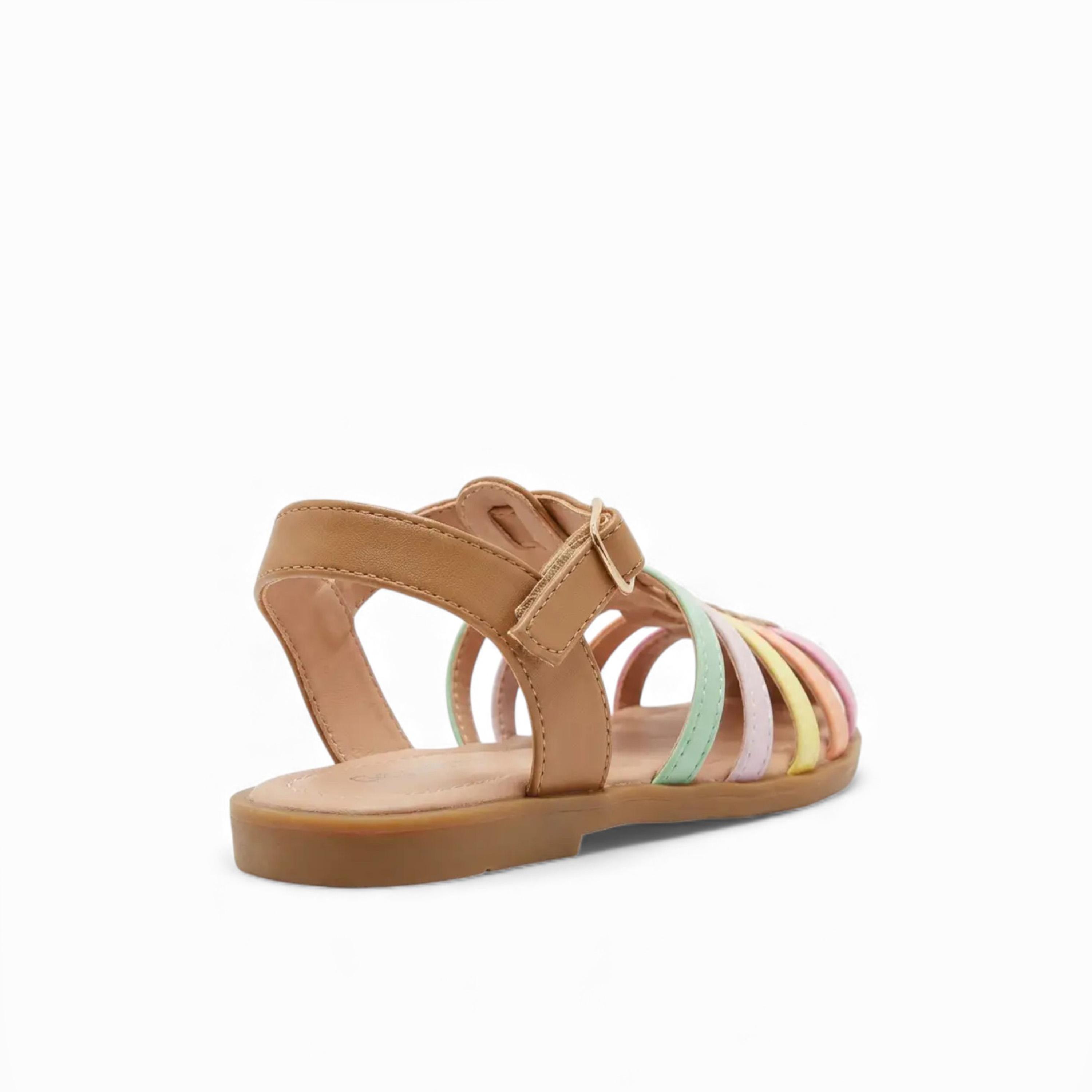 جيومني - صندل باميلا مشبك وحلقة للبنات | BH484-A001-MULTI-girls-shoes-sandals-image-5