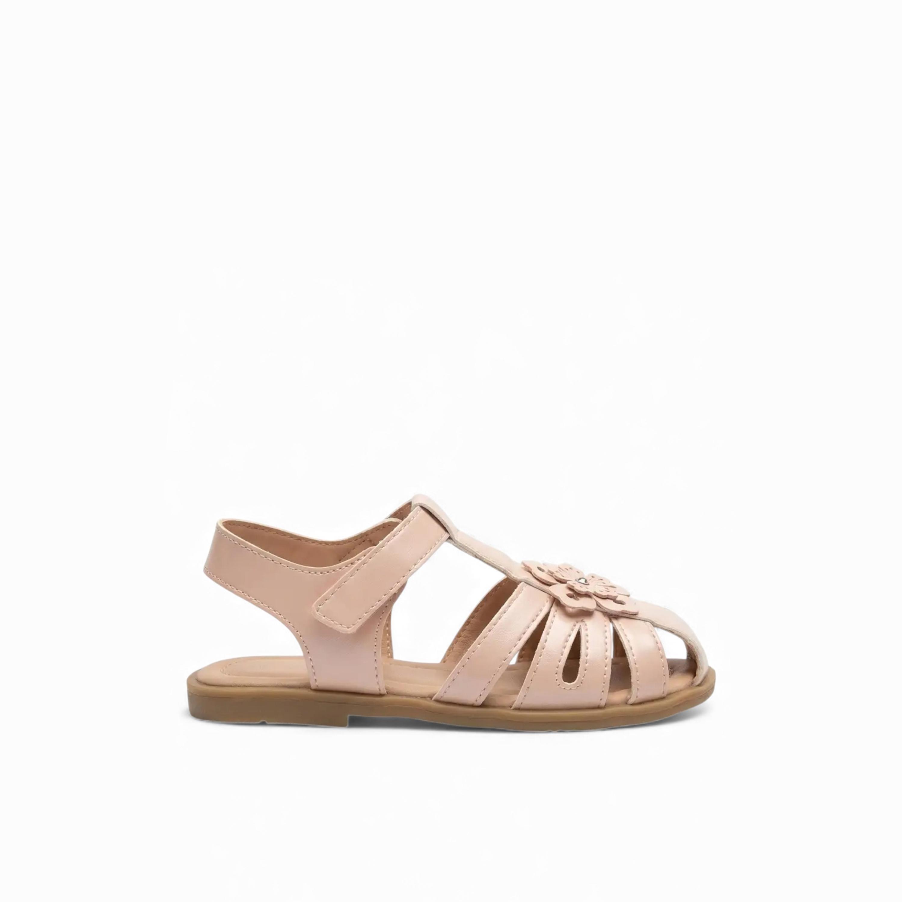 جيومني - صندل فيليس مشبك وحلقة للبنات | BH484-B15-PINK-girls-shoes-sandals-image-1