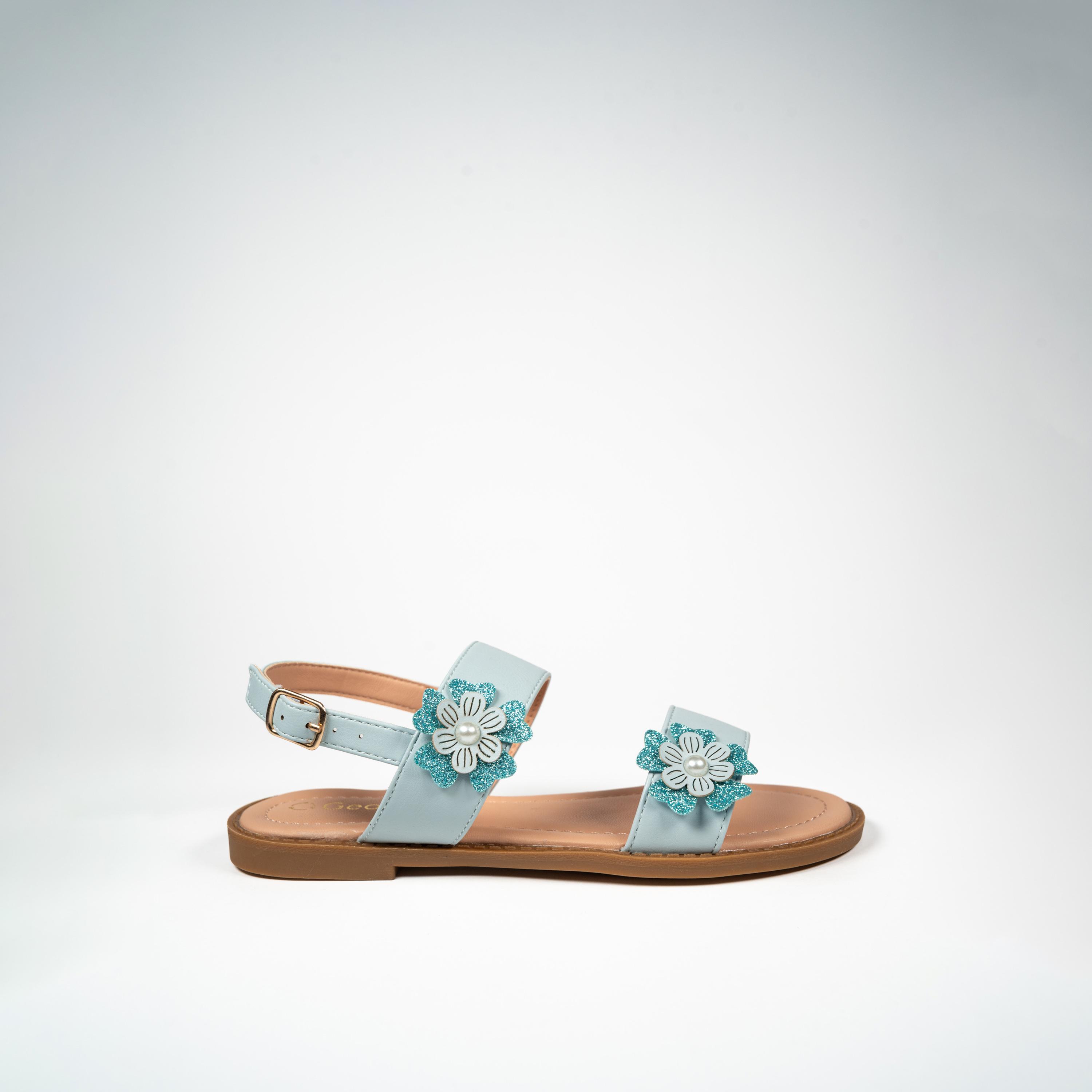 Geoomnii Girls Buckle Lorettea Strap Sandals | BH6968-1-BLUE-girls-shoes-sandals-image-4
