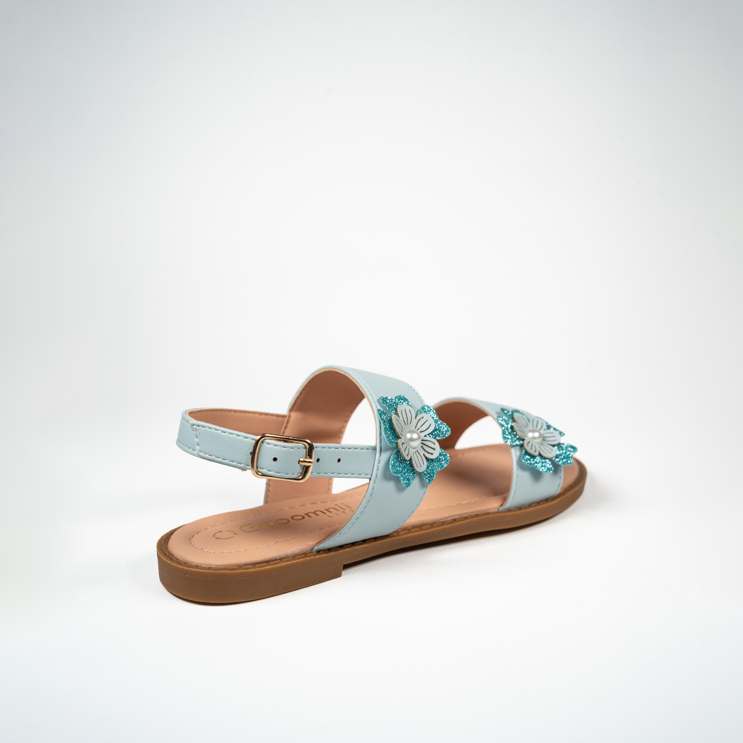 Geoomnii Girls Buckle Lorettea Strap Sandals | BH6968-1-BLUE-girls-shoes-sandals-image-5