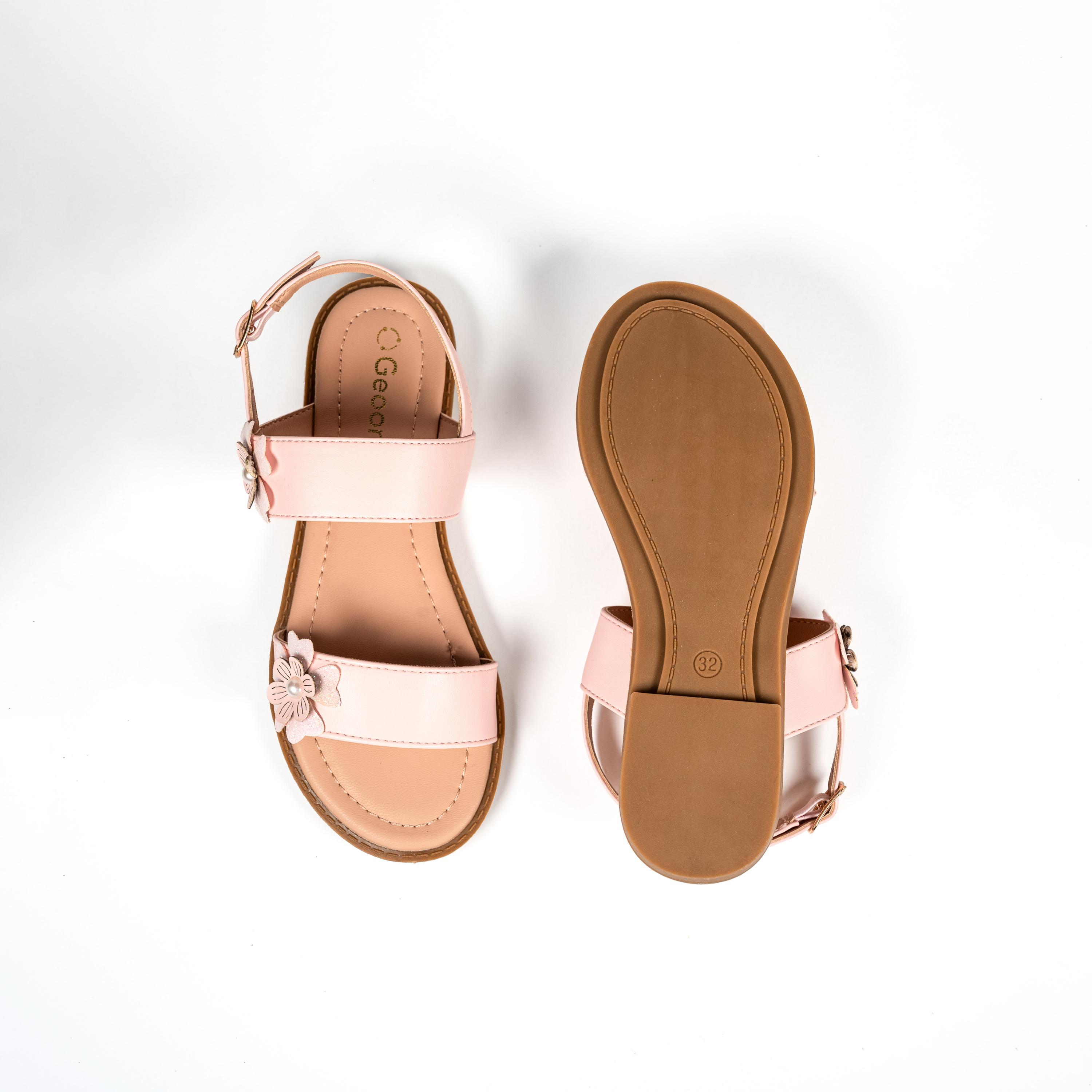 جيومني - صندل ميرلو بإبزيم للبنات | BH6968-1-PINK-girls-shoes-sandals-image-3