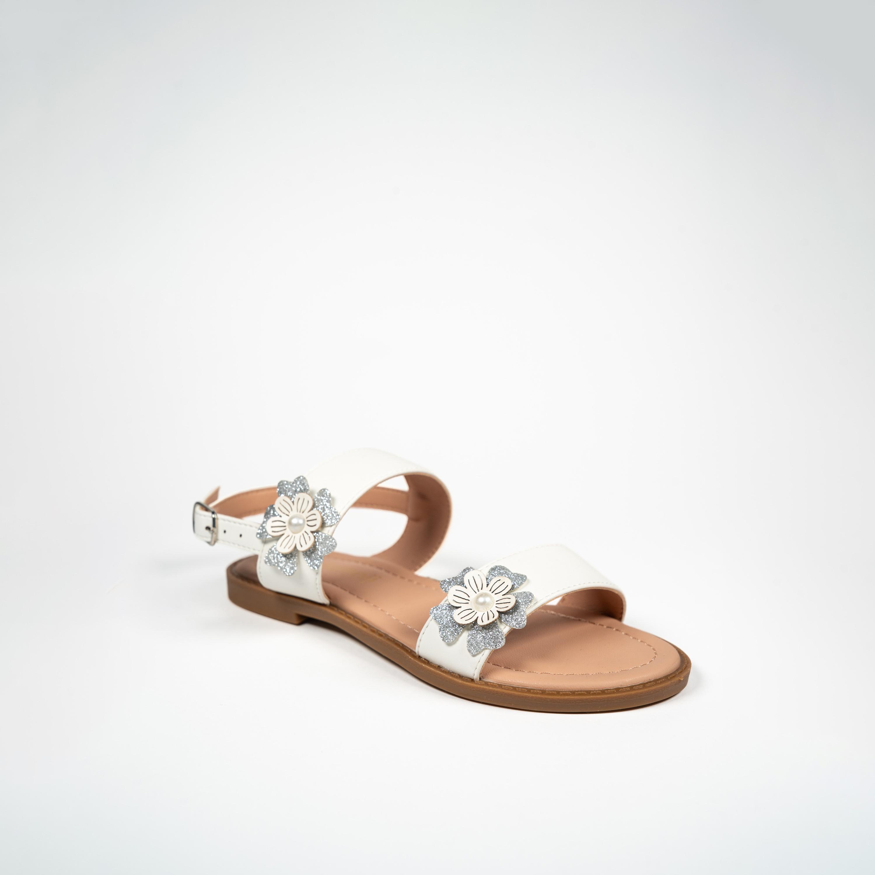 جيومني - صندل جيايني بحزام وإبزيم للبنات | BH6968-1-WHITE-girls-shoes-sandals-image-1