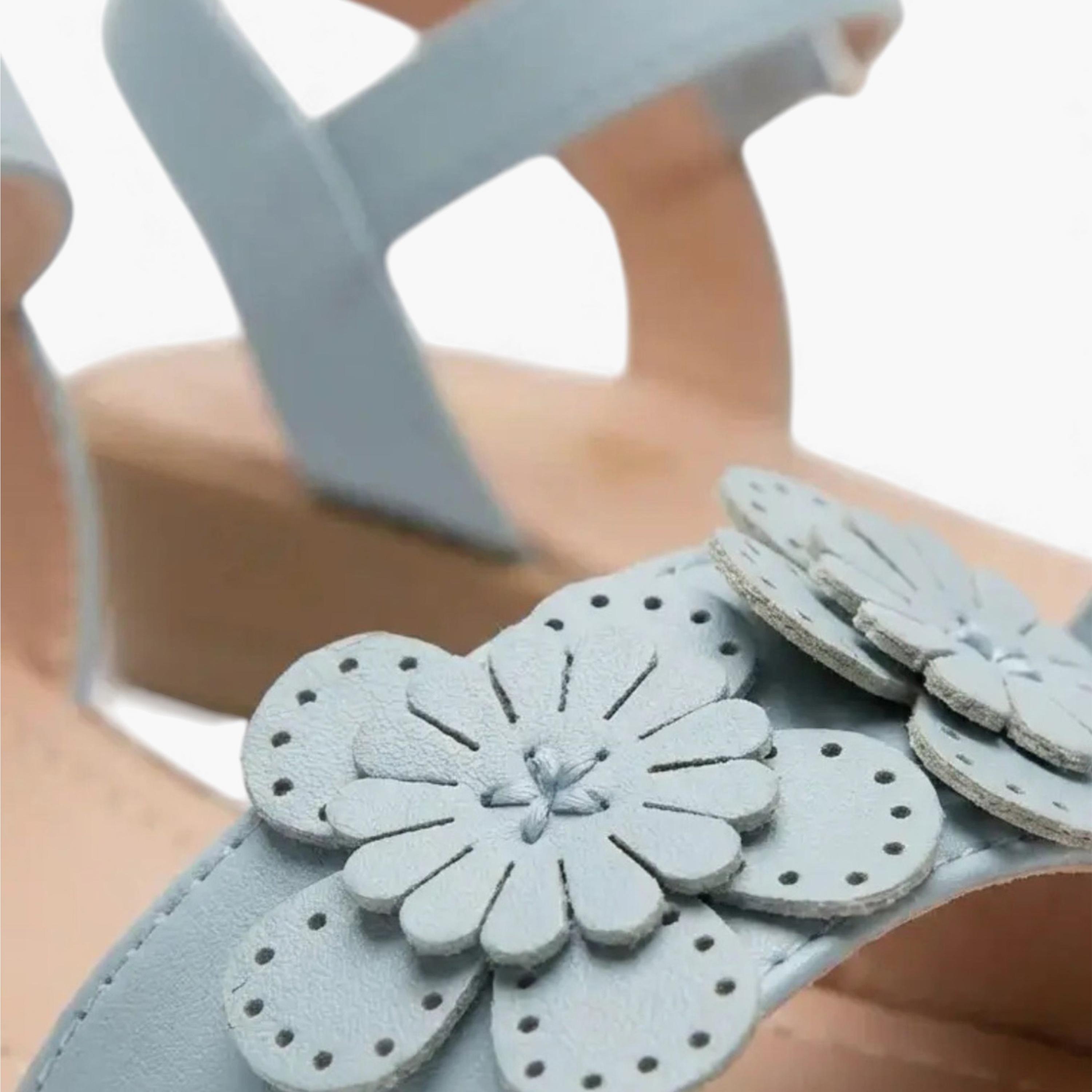 جيومني - صندل كويني مشبك وحلقة للبنات | BH6968-4-BLUE-girls-shoes-sandals-image-2