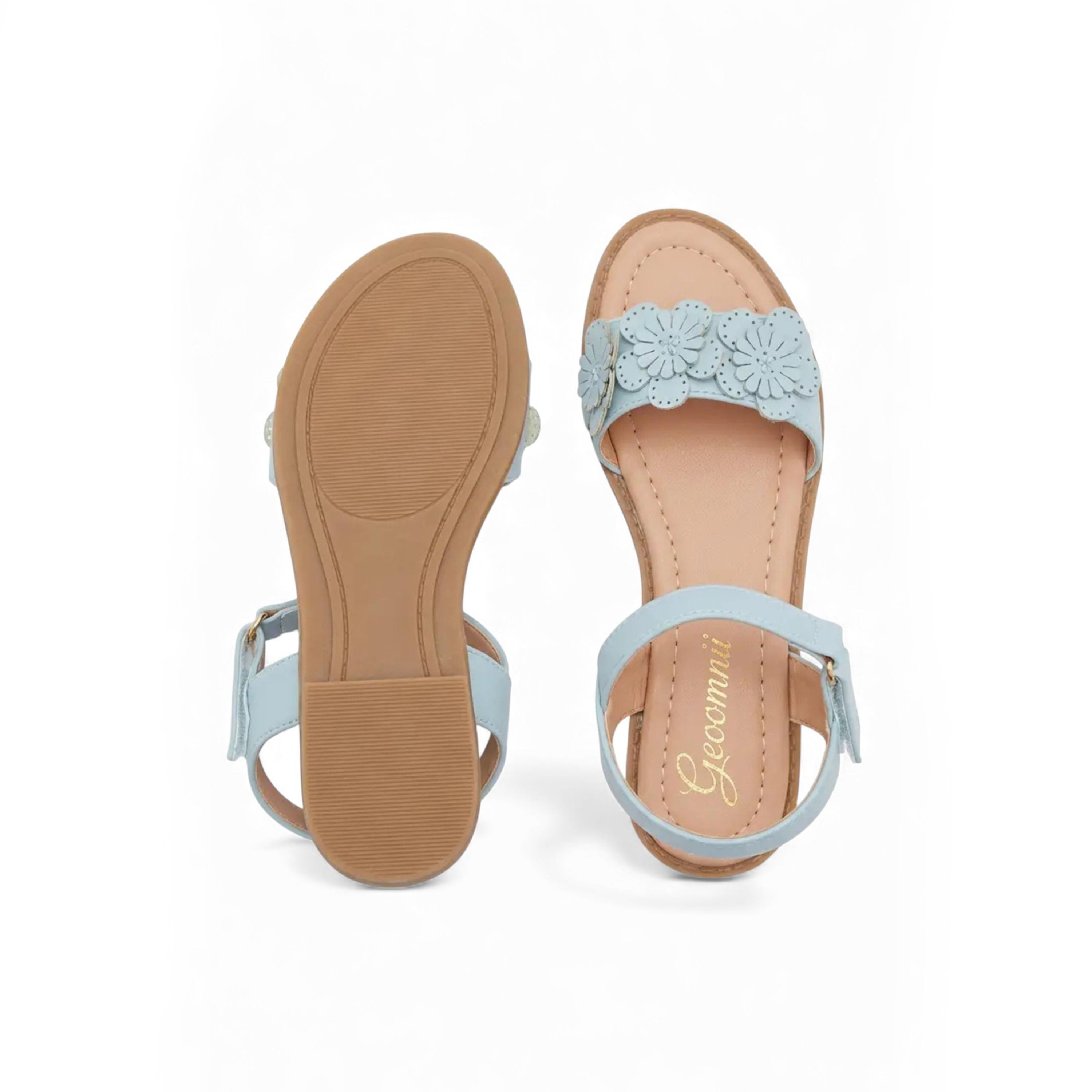 جيومني - صندل كويني مشبك وحلقة للبنات | BH6968-4-BLUE-girls-shoes-sandals-image-3