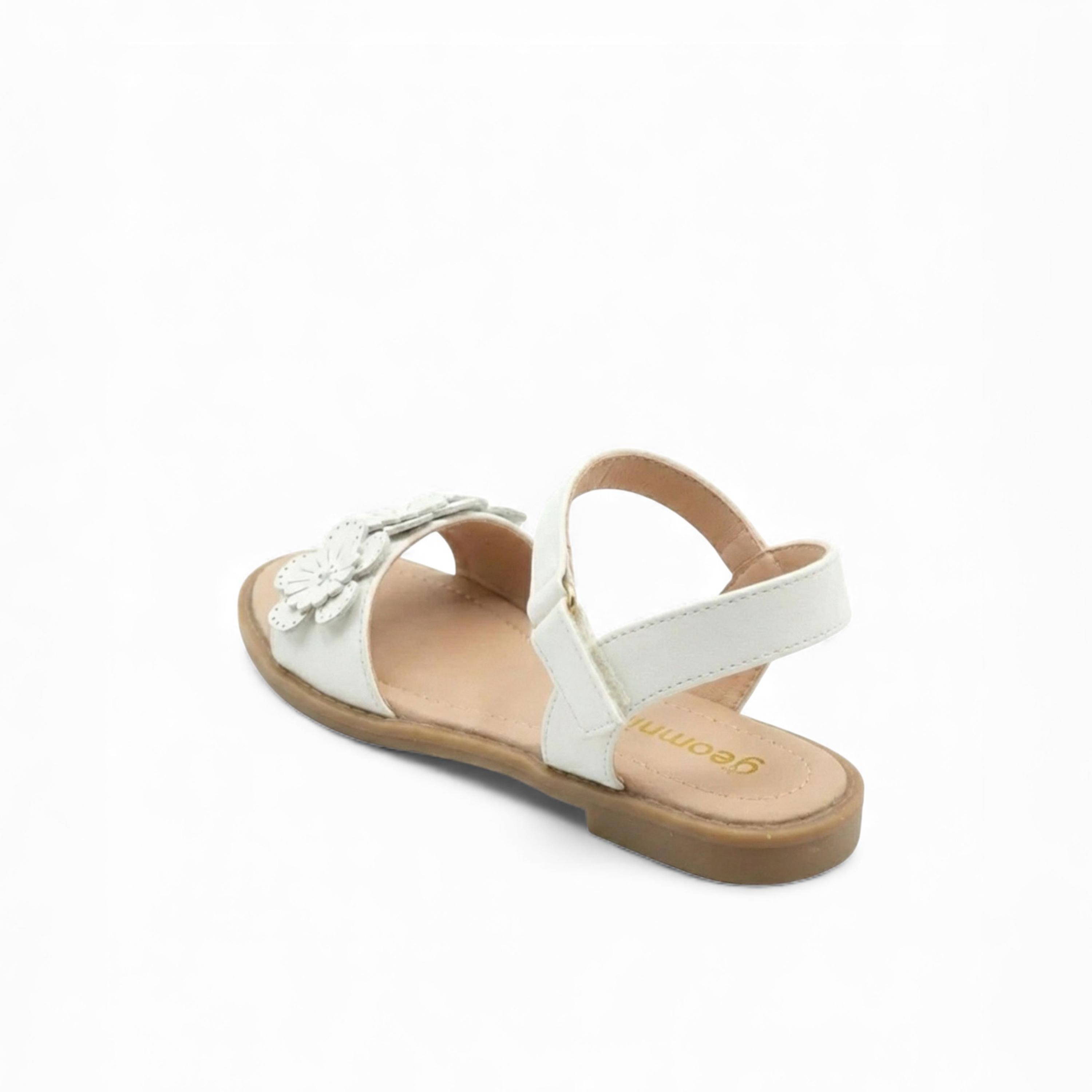جيومني - صندل رانيا مشبك وحلقة للبنات | BH6968-4-WHITE-girls-shoes-sandals-image-5