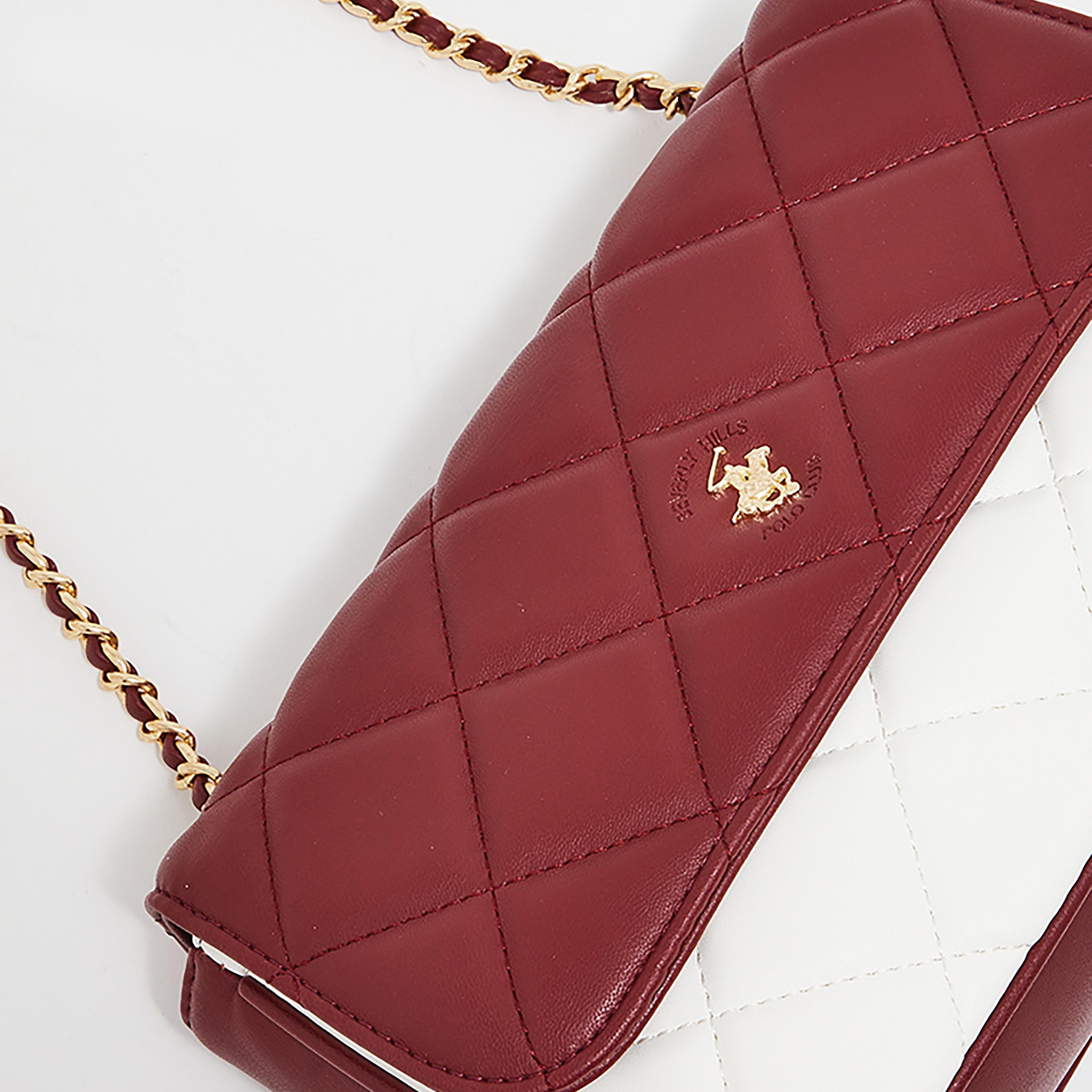 شنطة كروس مبطنة مع سلسلة حزام الكتف من بيفرلي هيلز بولو كلوب-women-bagsandwallets-handbags-image-4