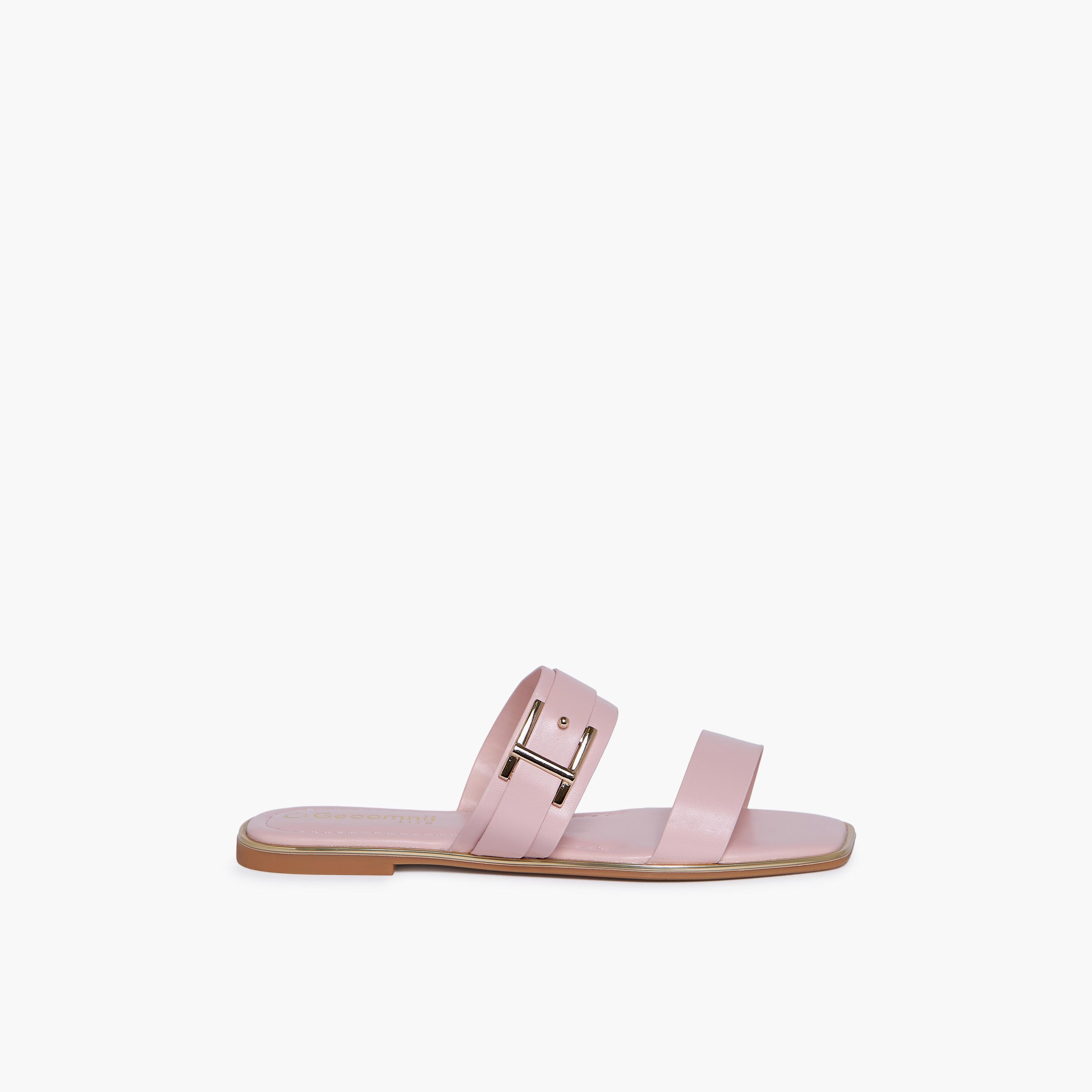جيومني - صندل ميلييه سهل الارتداء للنساء | BHK2419-21-DSTPINK-women-shoes-sandals-flats-image-4